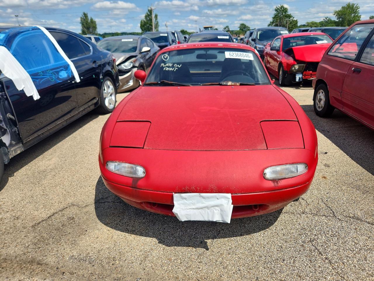 1990 Mazda Mx-5 Miata Red vin: JM1NA3511L0143680