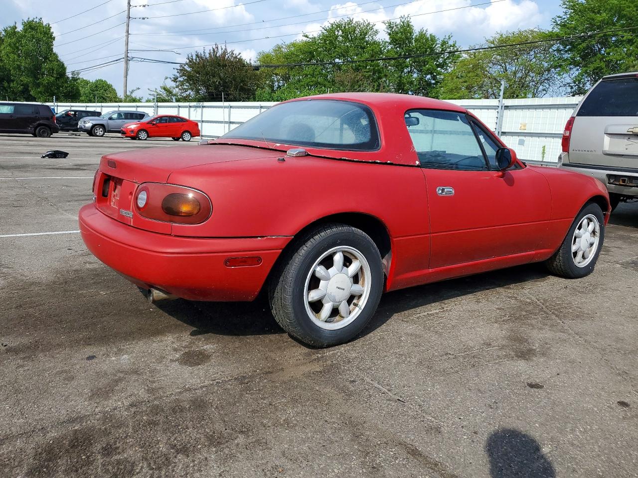 1990 Mazda Mx-5 Miata Red vin: JM1NA3511L0143680