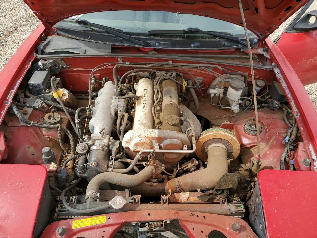 1991 Mazda Mx-5 Miata Red vin: JM1NA3512M0213656
