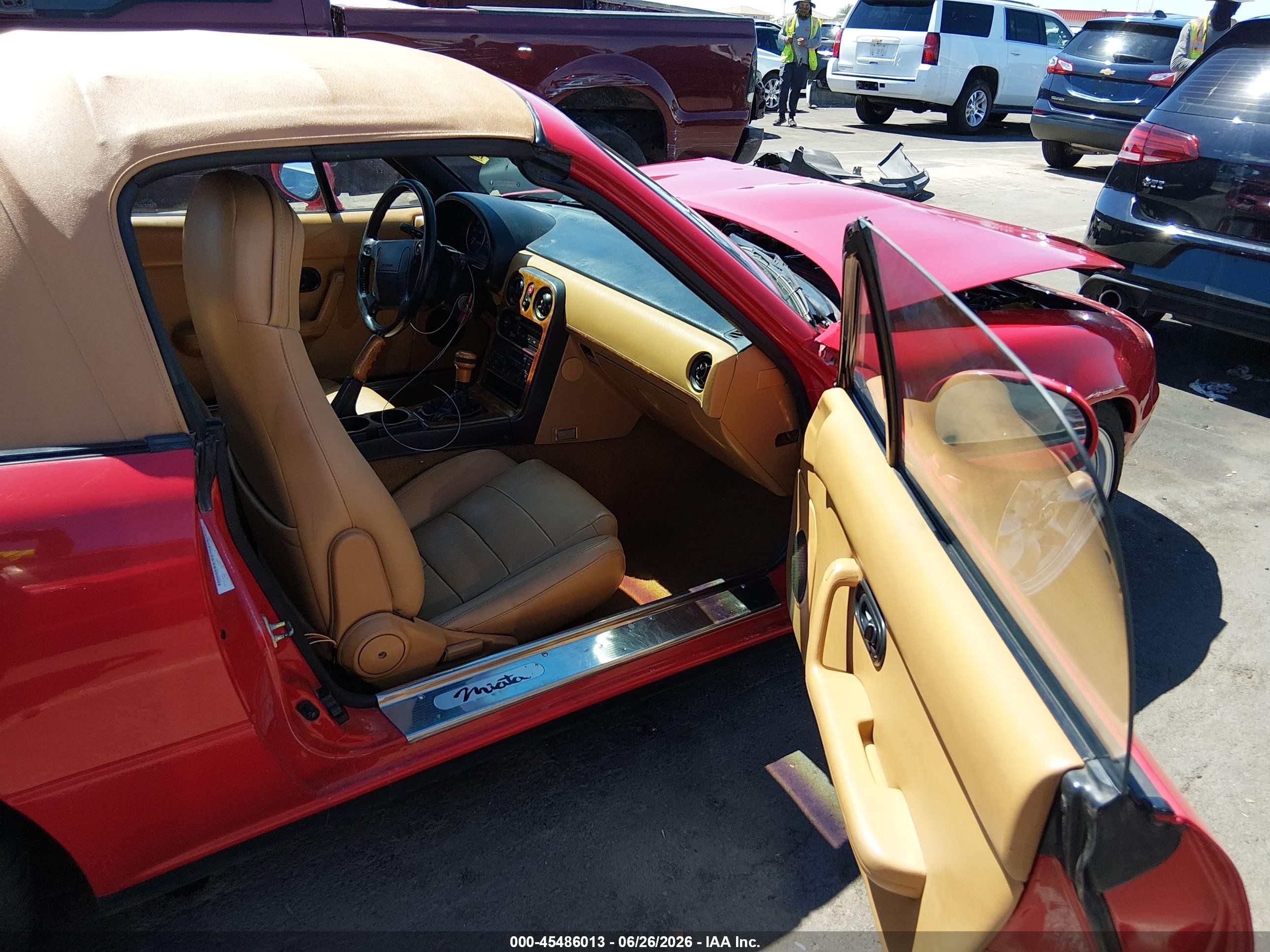 1993 Mazda Mx-5 Miata   Красный vin: JM1NA3512P0412999