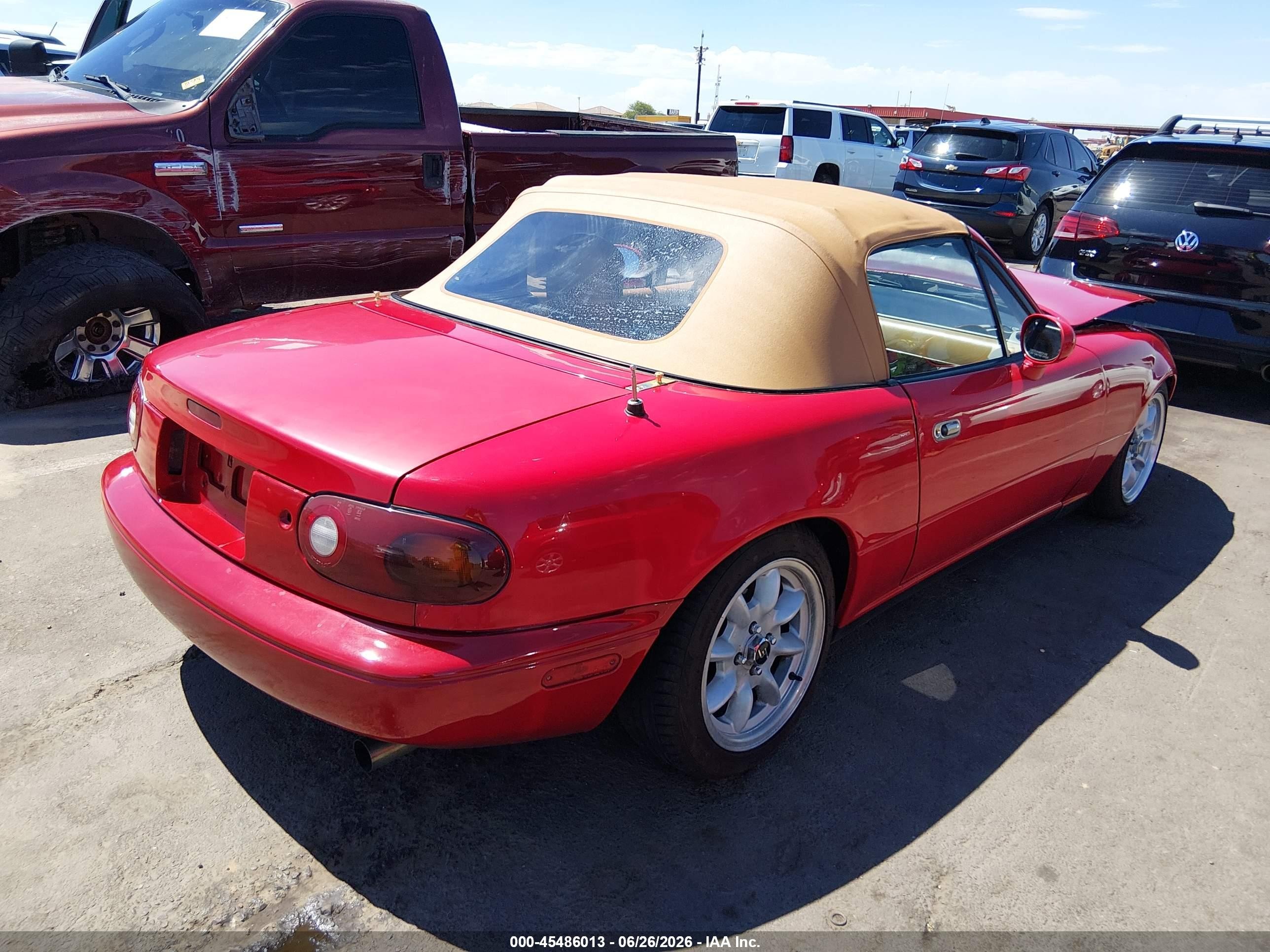 1993 Mazda Mx-5 Miata   Красный vin: JM1NA3512P0412999