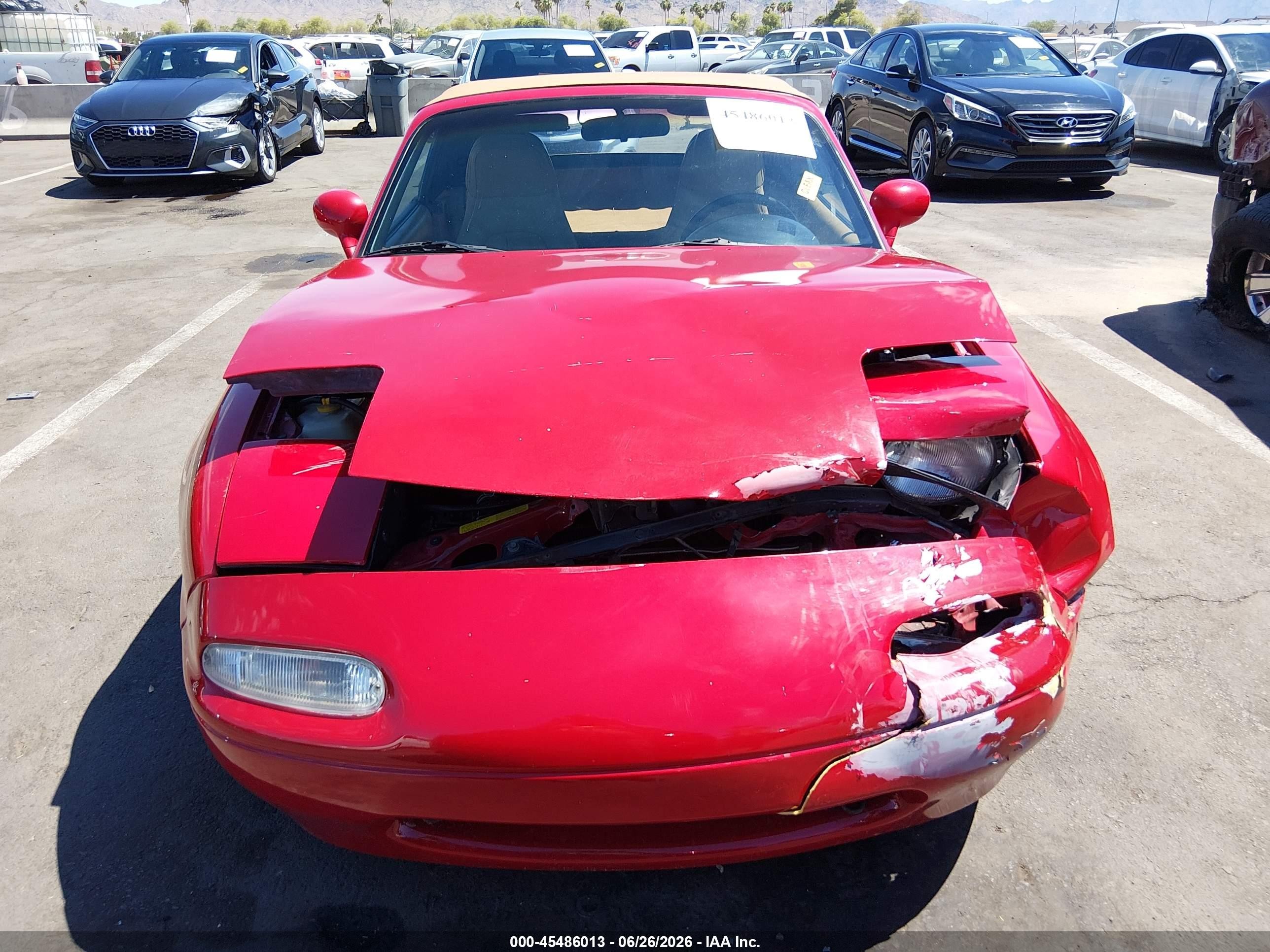 1993 Mazda Mx-5 Miata   Красный vin: JM1NA3512P0412999