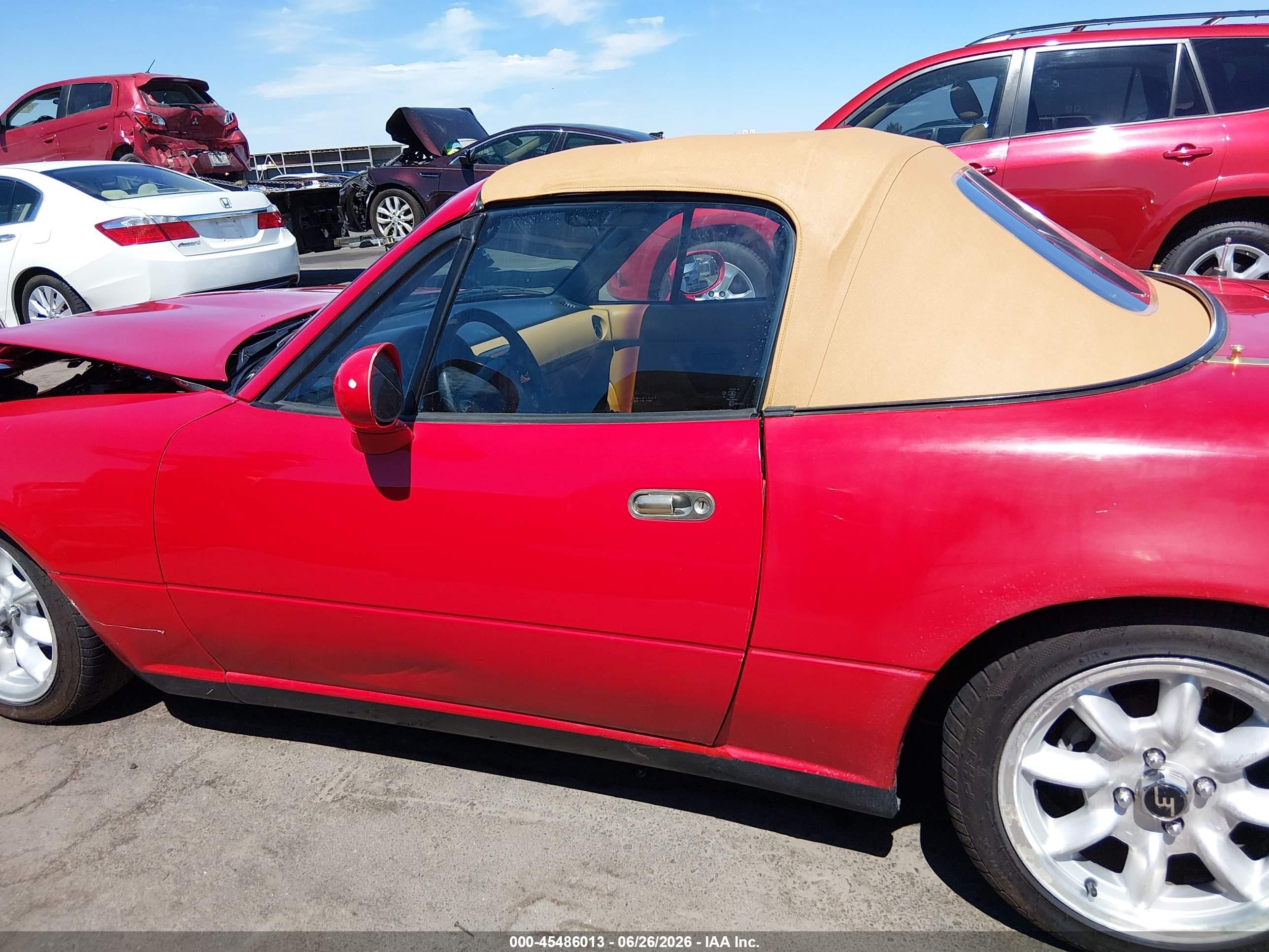 1993 Mazda Mx-5 Miata   Красный vin: JM1NA3512P0412999