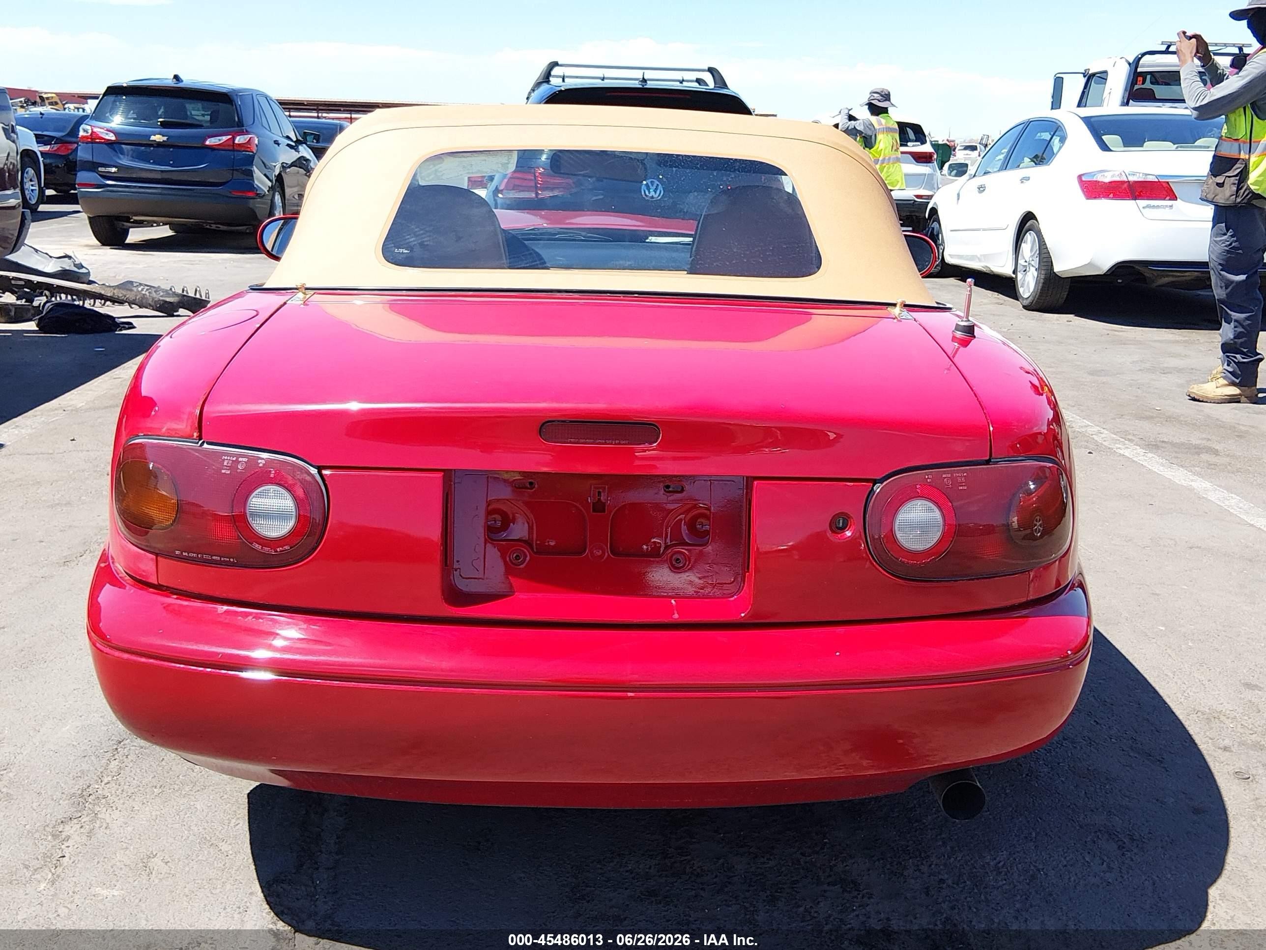 1993 Mazda Mx-5 Miata   Красный vin: JM1NA3512P0412999