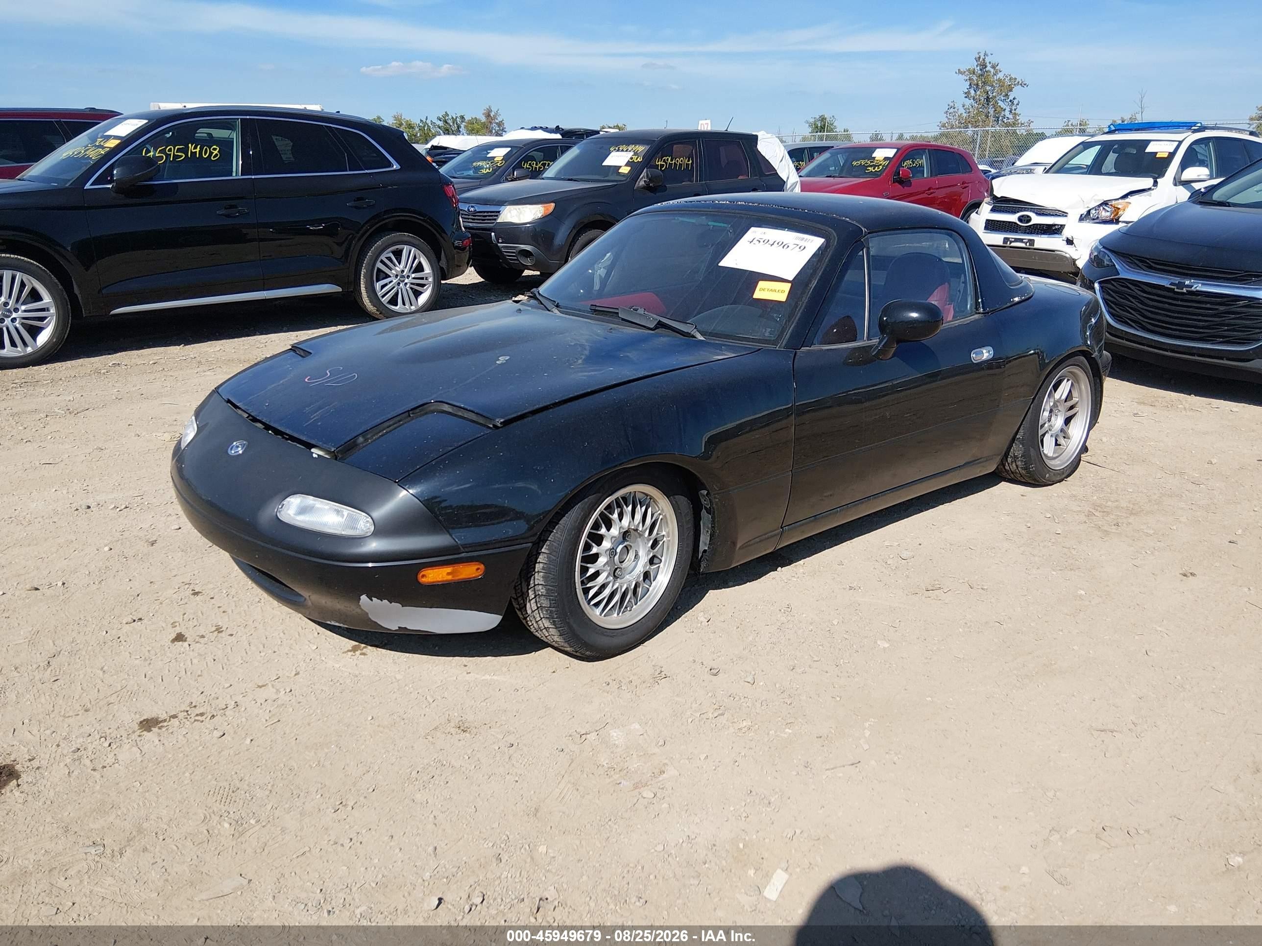 1993 Mazda Mx-5 Miata Black vin: JM1NA3512P1407778