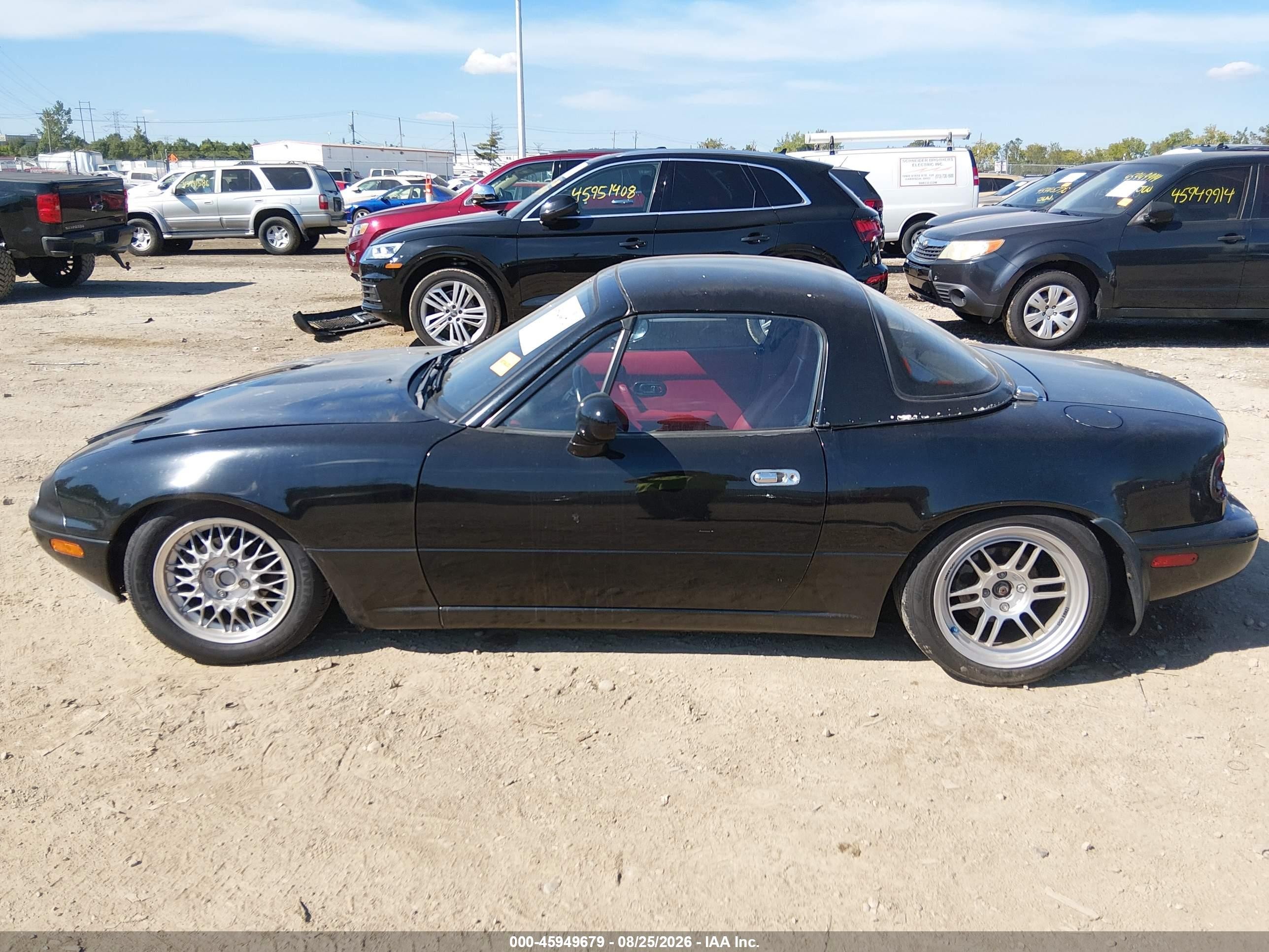 1993 Mazda Mx-5 Miata Black vin: JM1NA3512P1407778