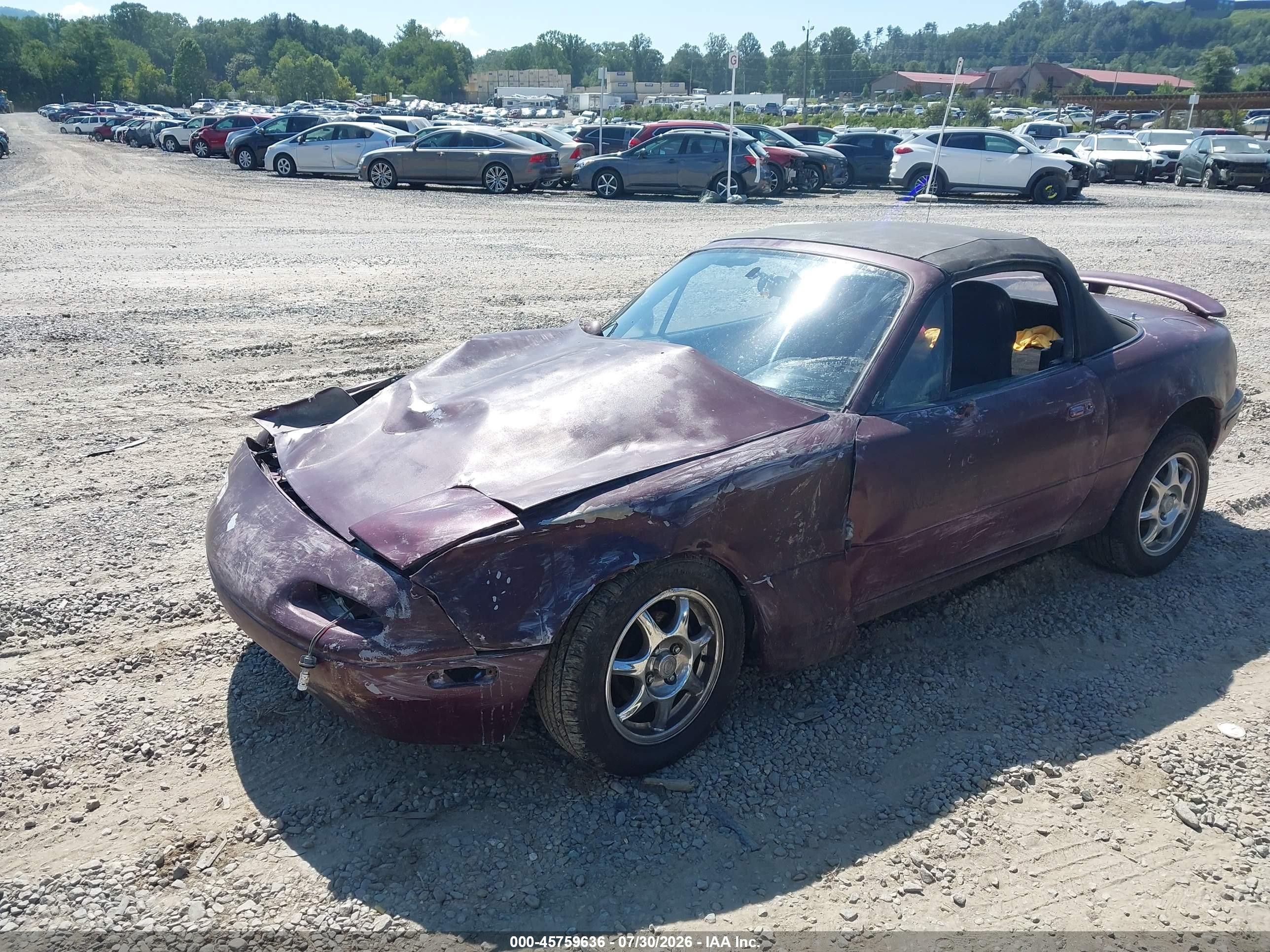 1993 Mazda Mx-5 Miata   Purple vin: JM1NA3513P0407245
