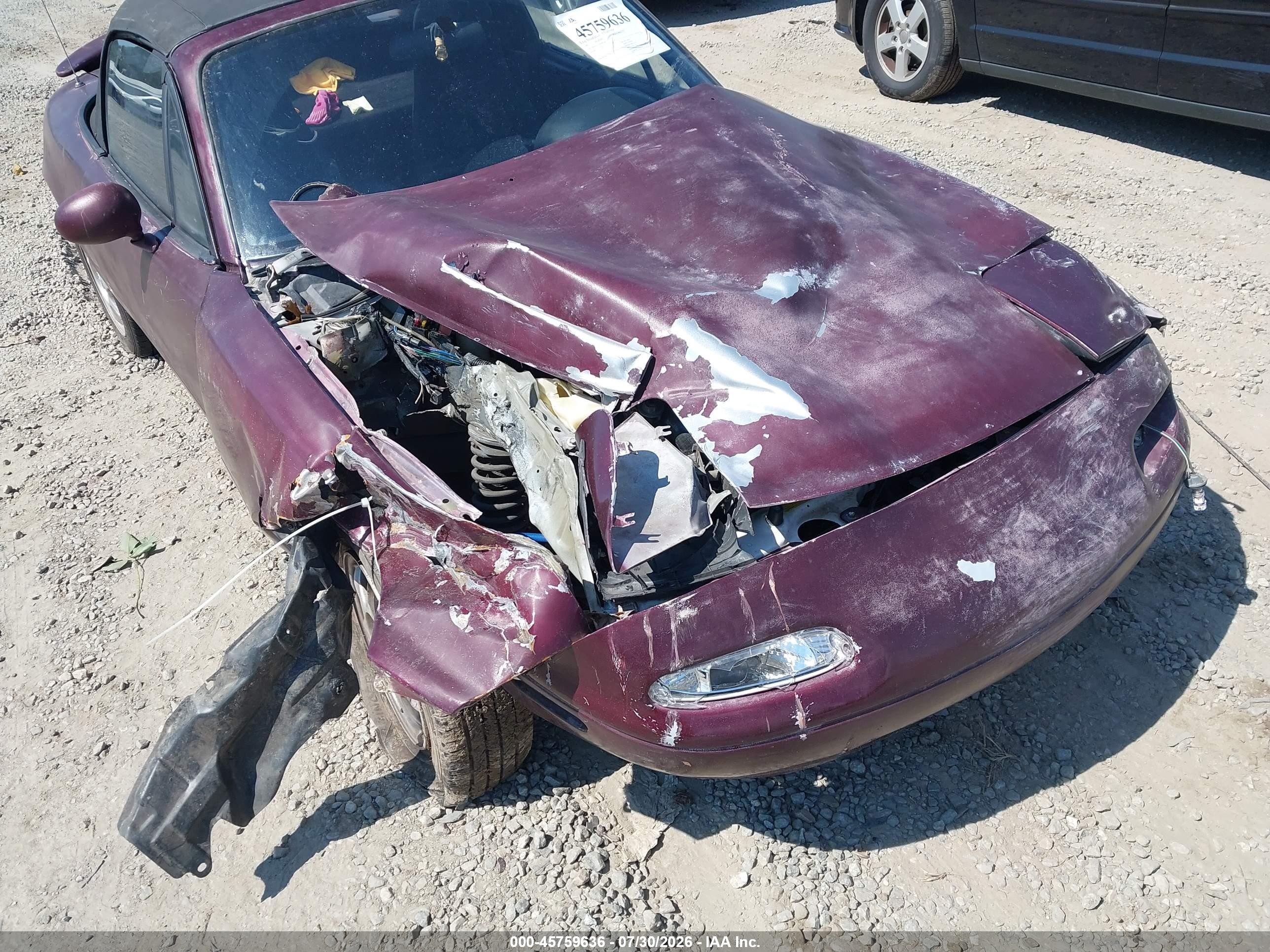 1993 Mazda Mx-5 Miata   Purple vin: JM1NA3513P0407245