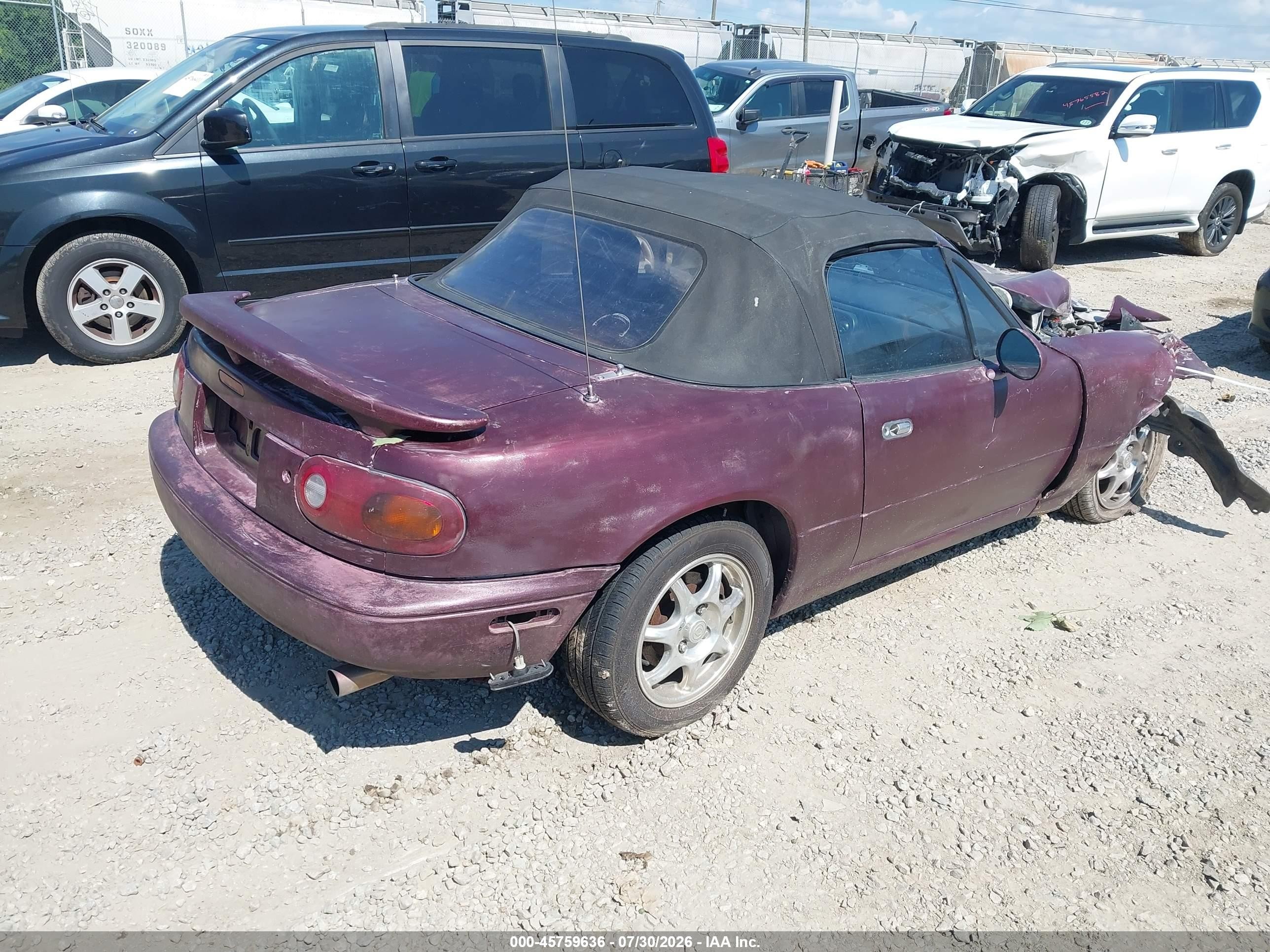 1993 Mazda Mx-5 Miata   Purple vin: JM1NA3513P0407245