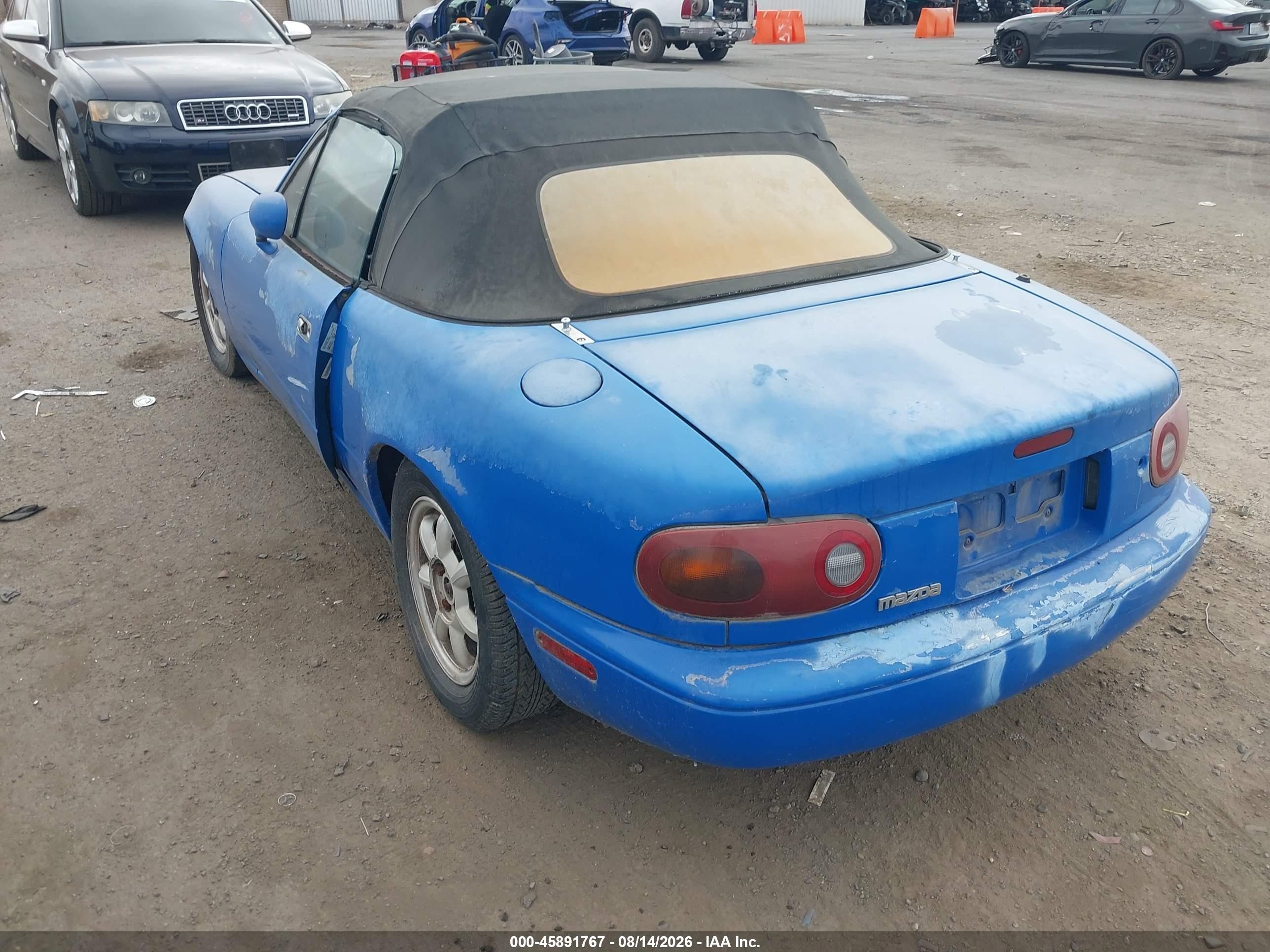 1990 Mazda Mx-5 Miata   Blue vin: JM1NA3514L0143785