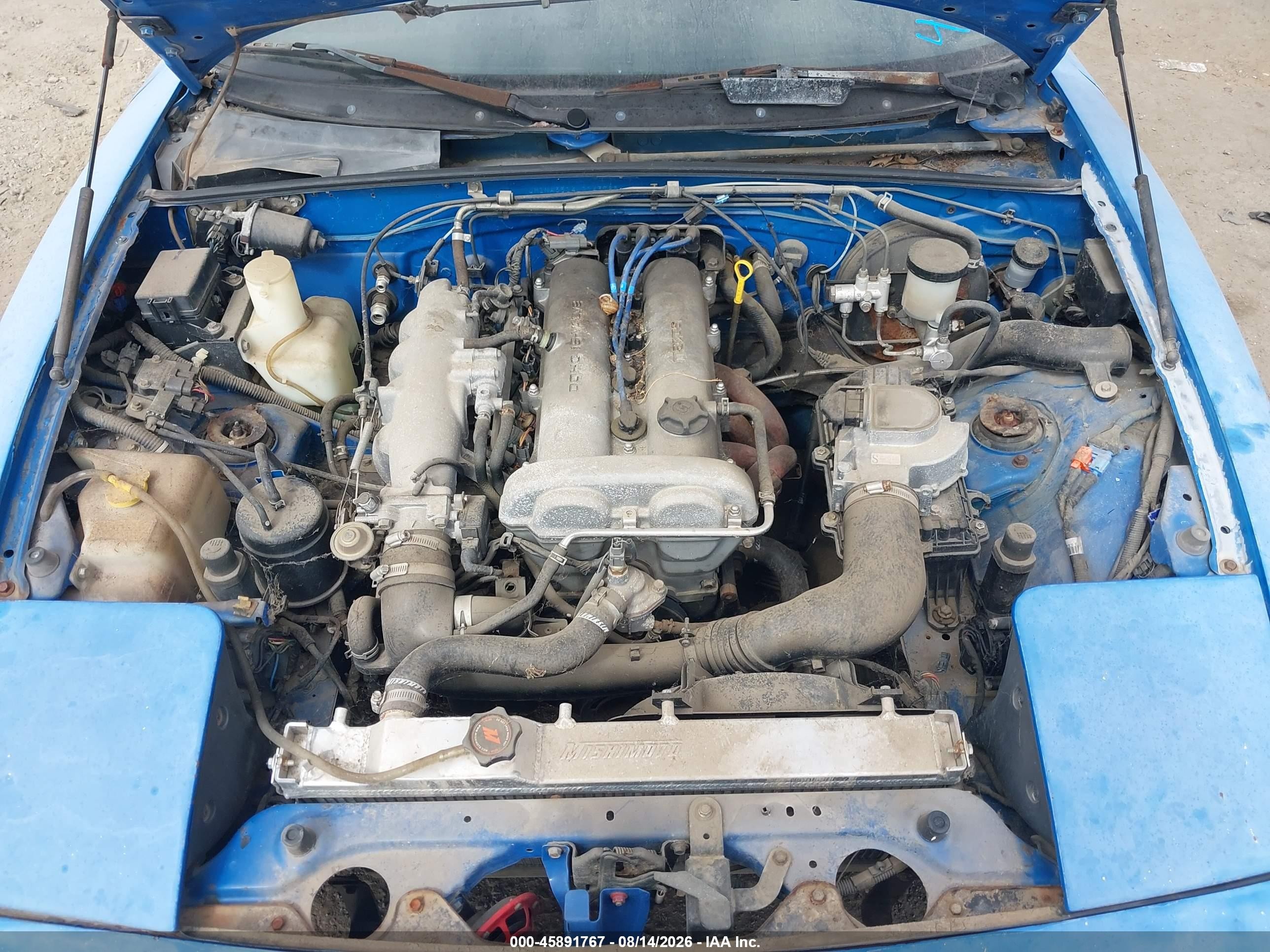 1990 Mazda Mx-5 Miata   Blue vin: JM1NA3514L0143785