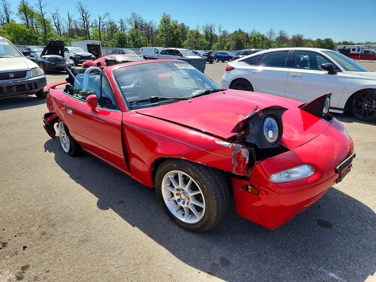 1990 Mazda Mx-5 Miata Red vin: JM1NA3514L0156200