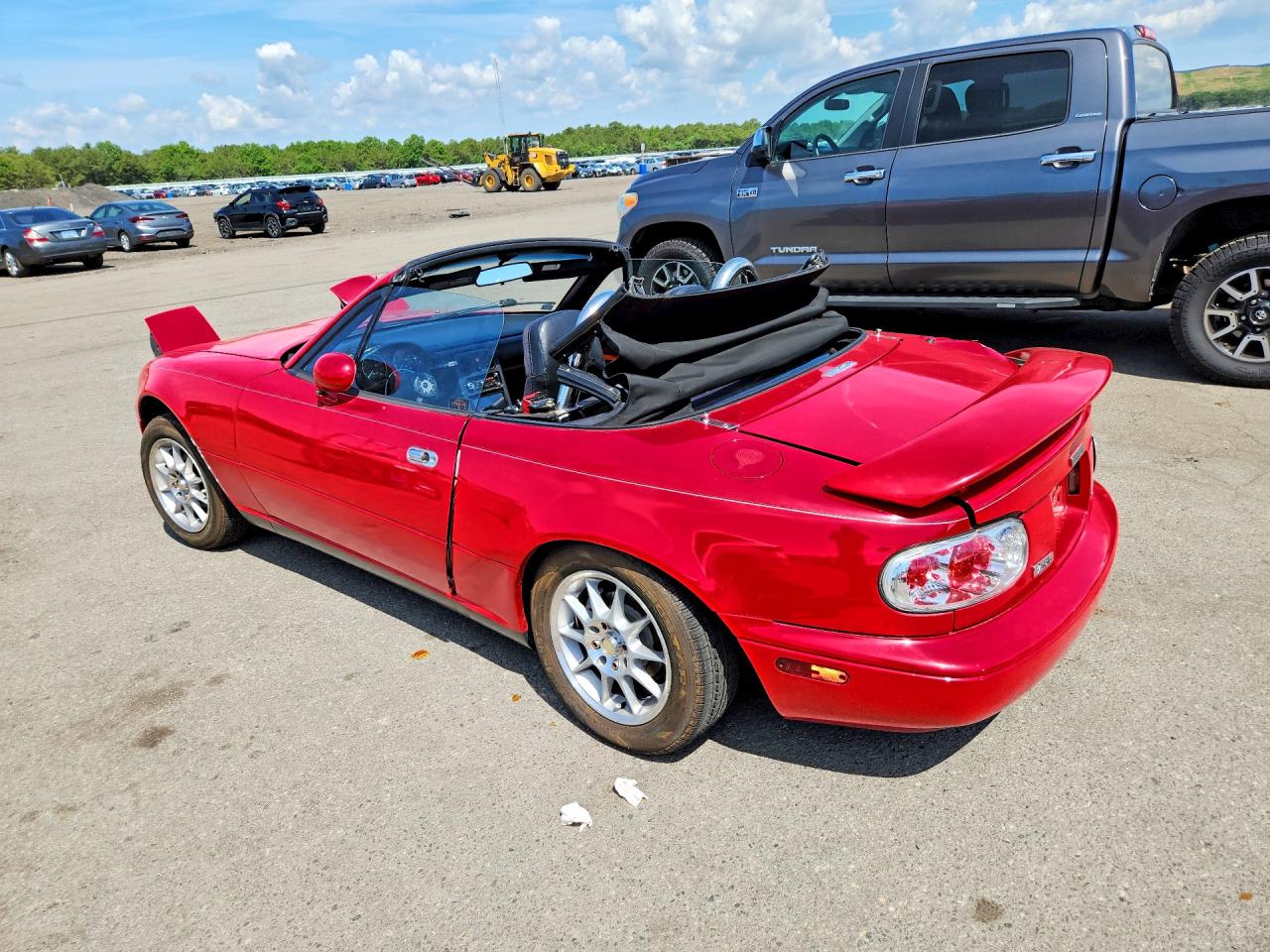 1990 Mazda Mx-5 Miata Red vin: JM1NA3514L0156200