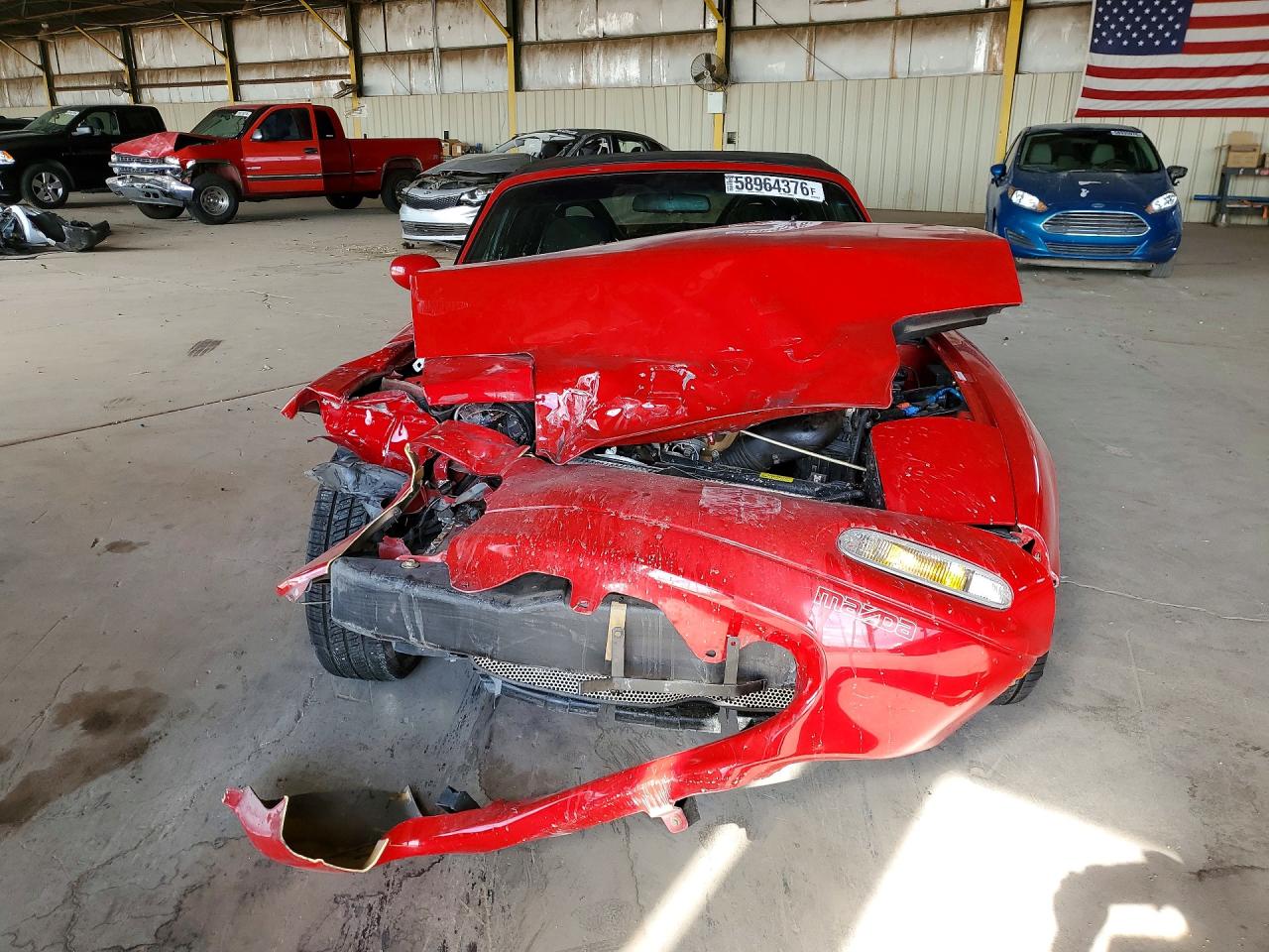 1990 Mazda Mx-5 Miata Red vin: JM1NA3515L0118670