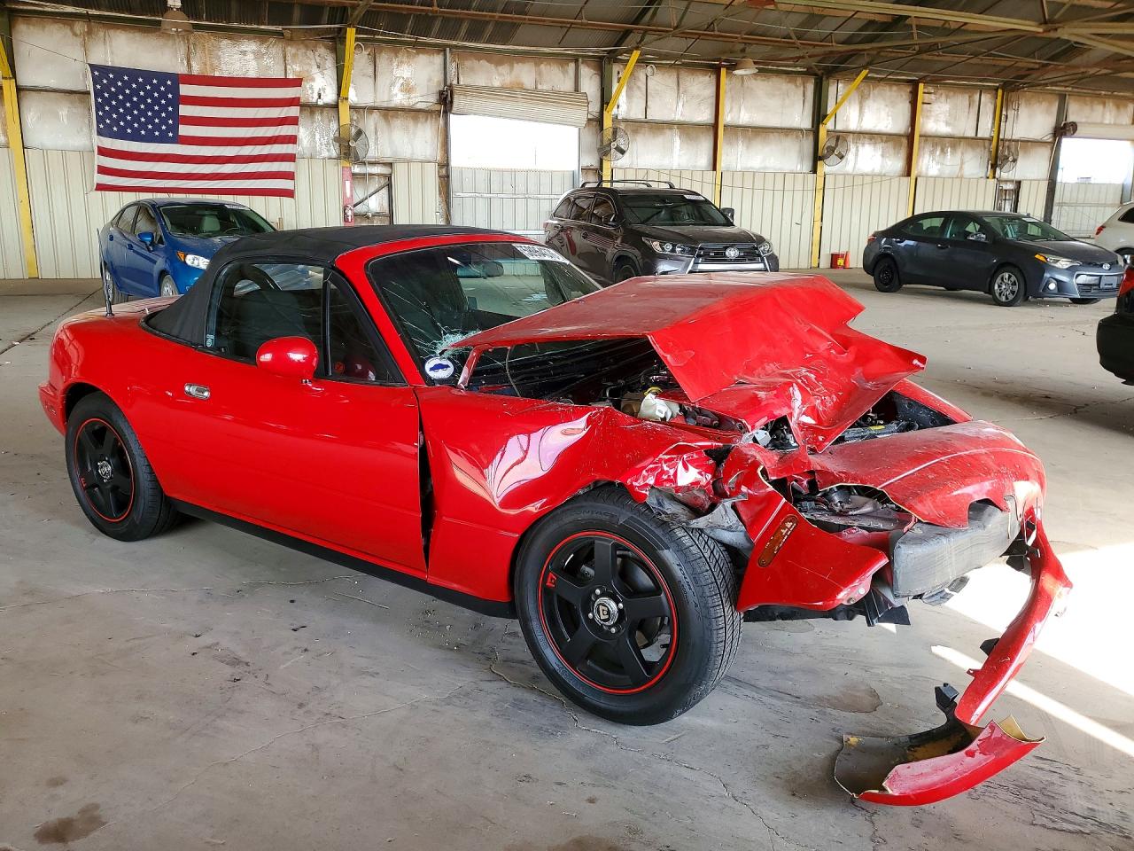 1990 Mazda Mx-5 Miata Red vin: JM1NA3515L0118670