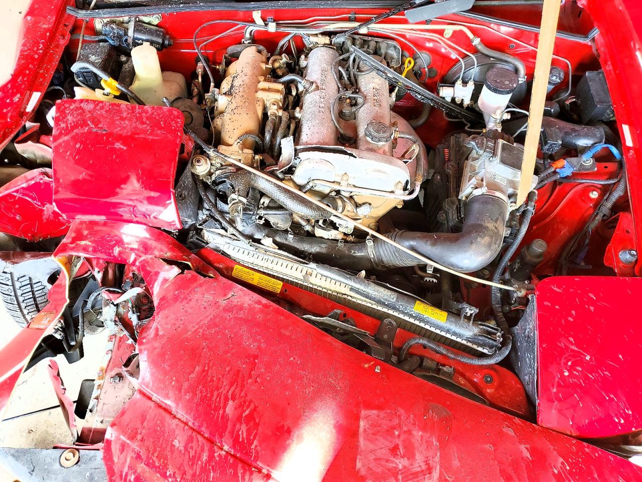 1990 Mazda Mx-5 Miata Red vin: JM1NA3515L0118670