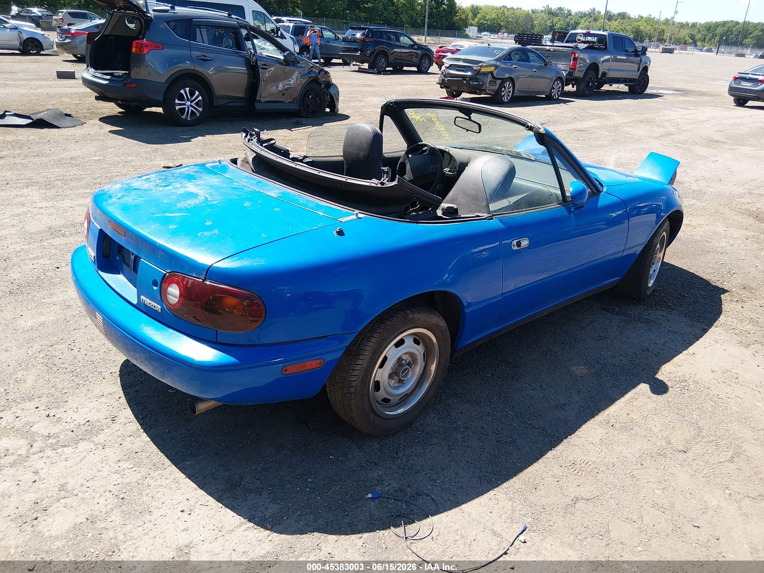 1990 Mazda Mx-5 Miata   Синий vin: JM1NA3515L0134299