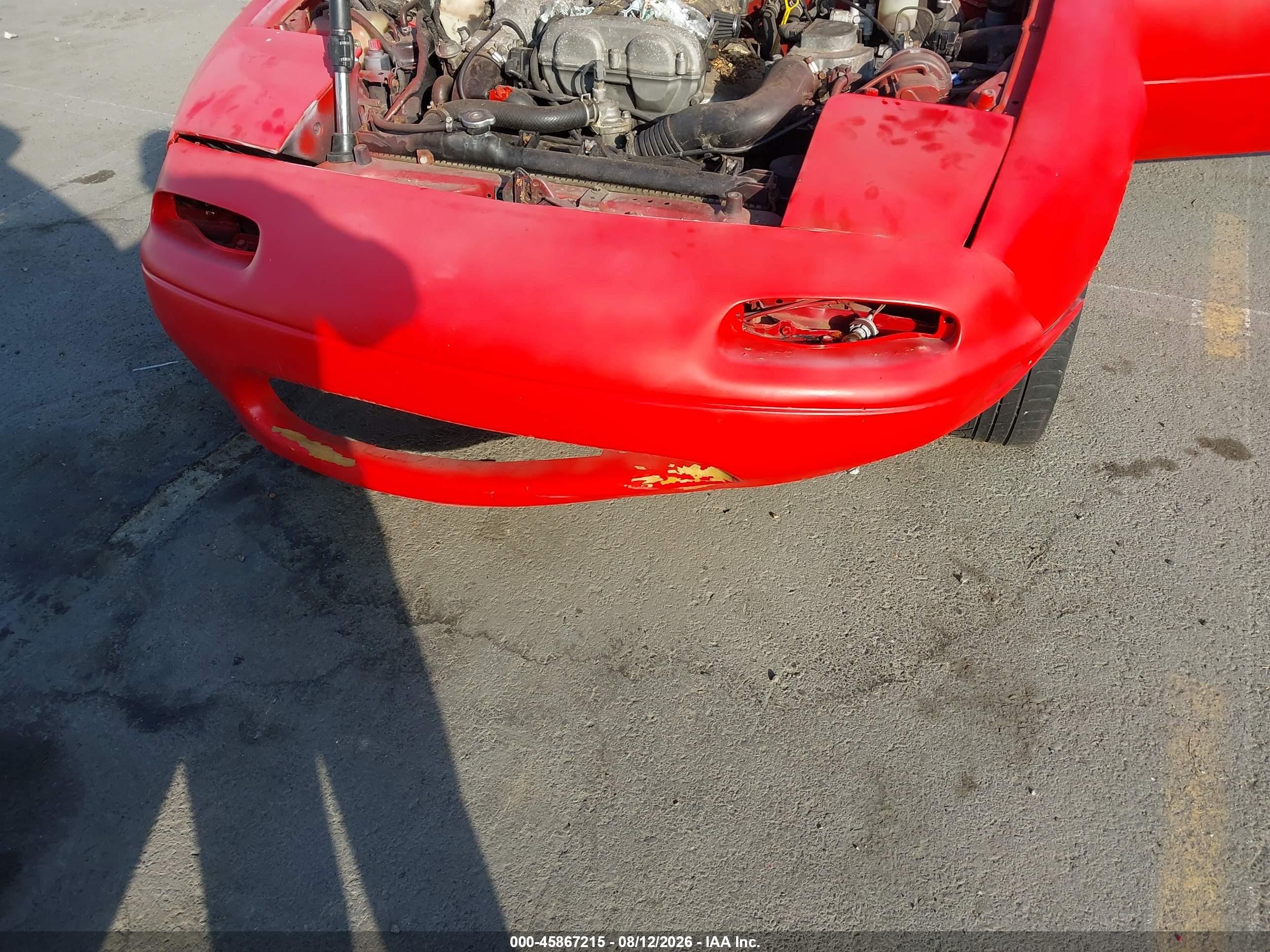 1990 Mazda Mx-5 Miata   Red vin: JM1NA3515L0135145