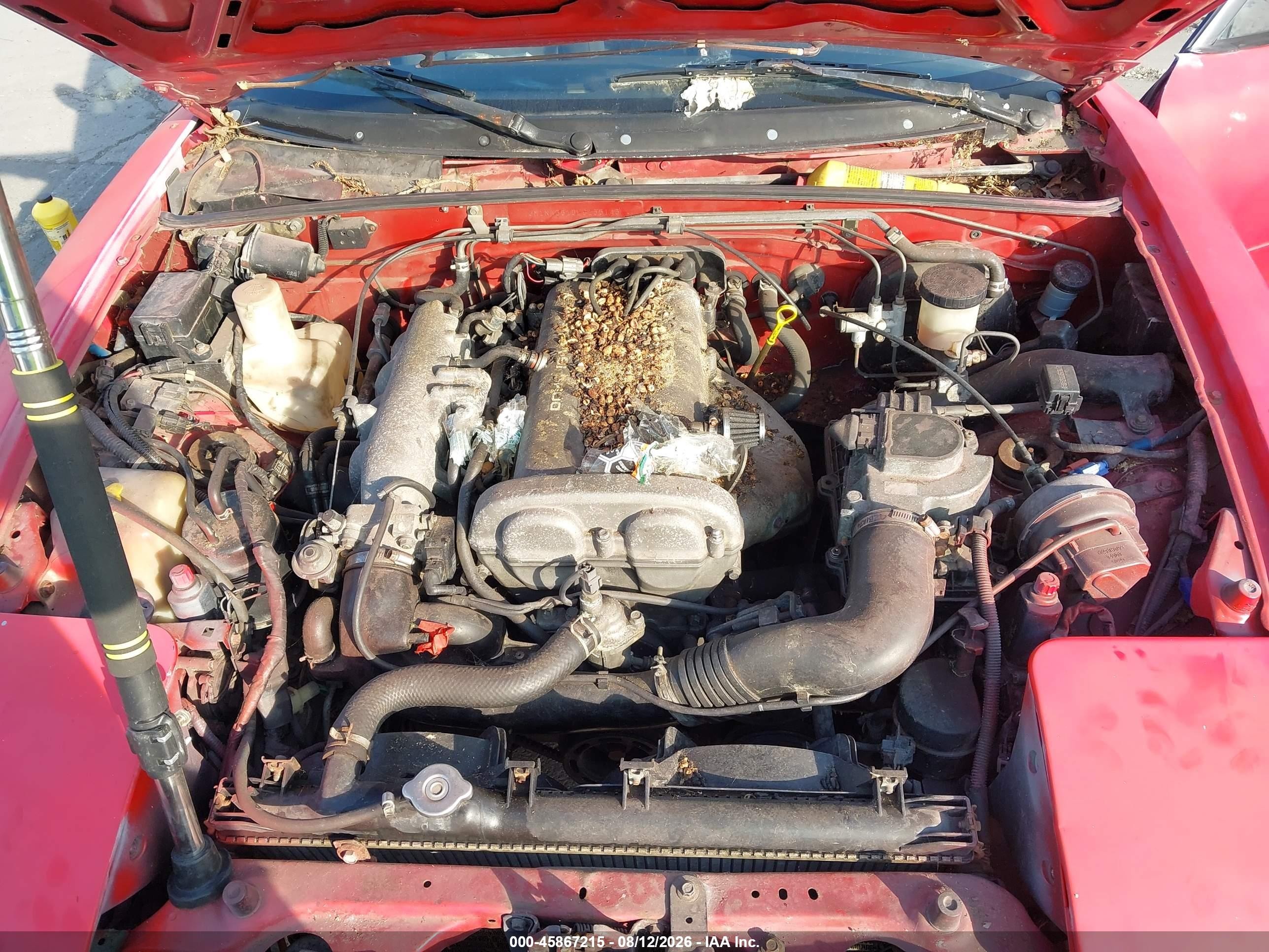1990 Mazda Mx-5 Miata   Red vin: JM1NA3515L0135145