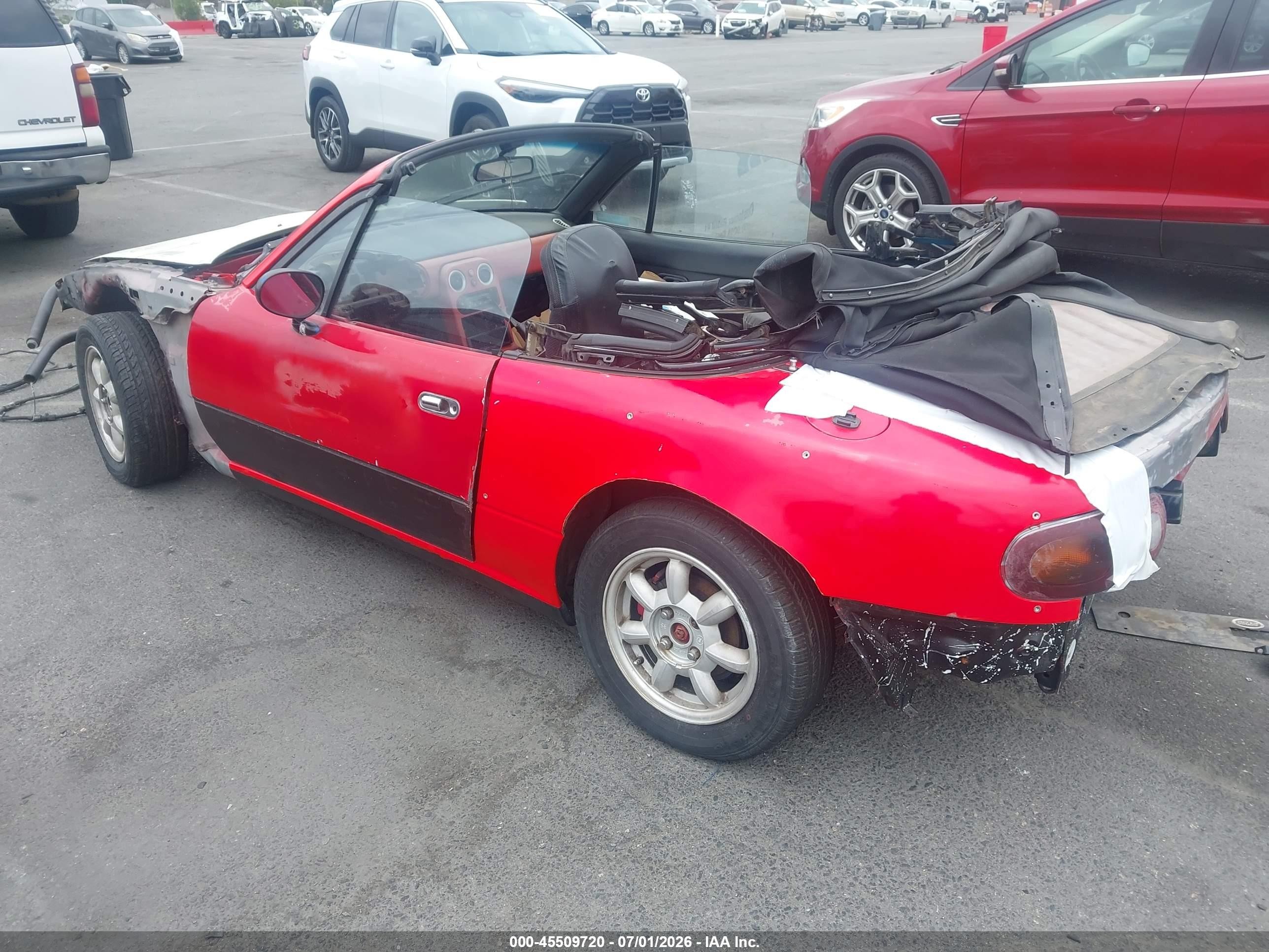 1992 Mazda Mx-5 Miata   Red vin: JM1NA3515N0329516