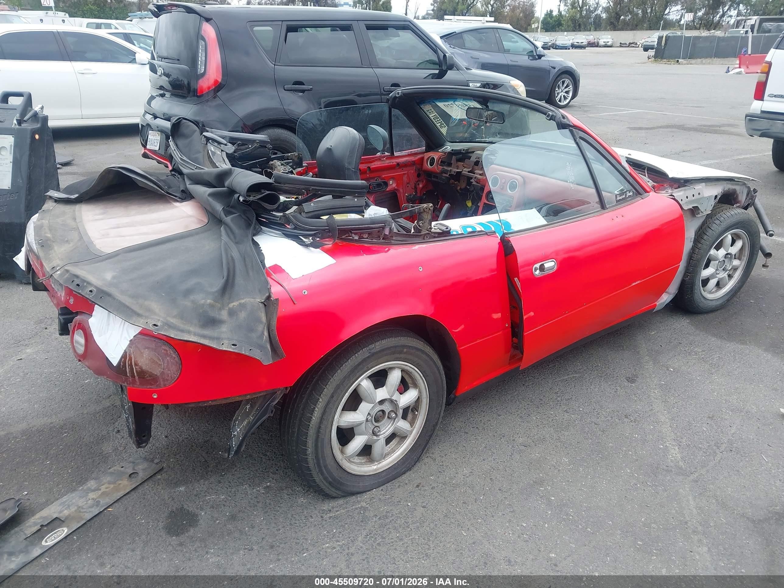 1992 Mazda Mx-5 Miata   Red vin: JM1NA3515N0329516
