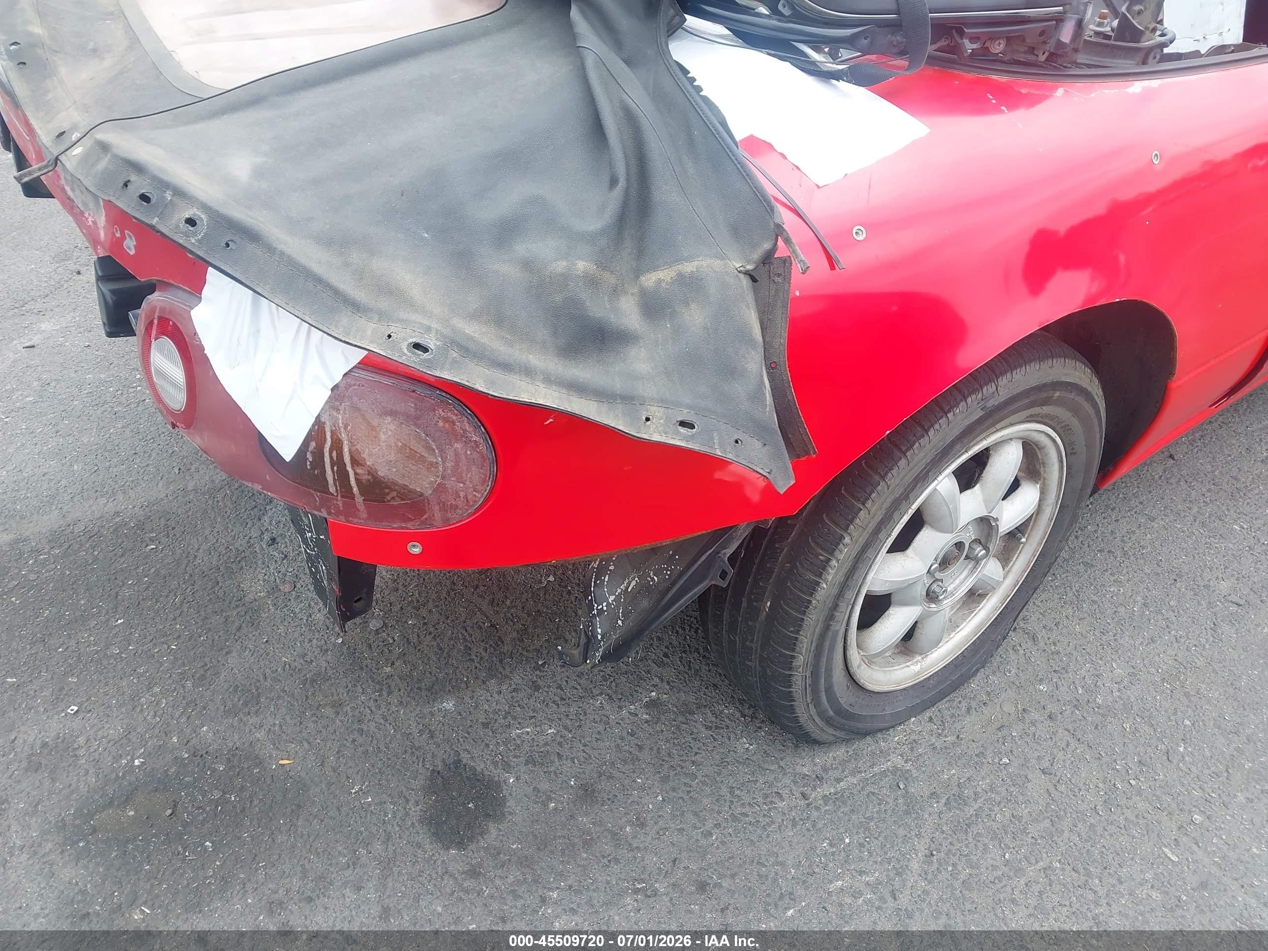1992 Mazda Mx-5 Miata   Red vin: JM1NA3515N0329516