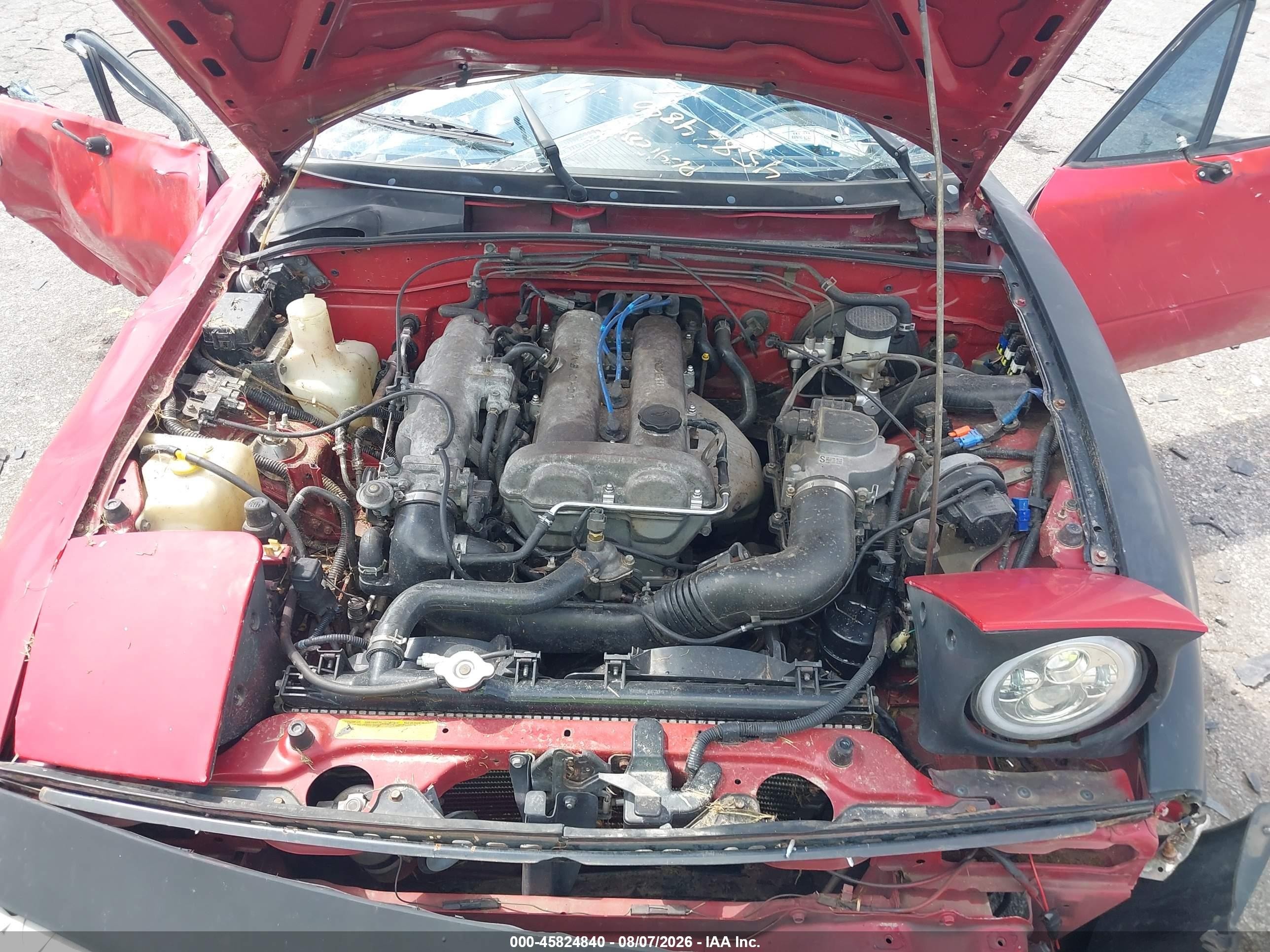 1991 Mazda Mx-5 Miata Red vin: JM1NA3516M0203910