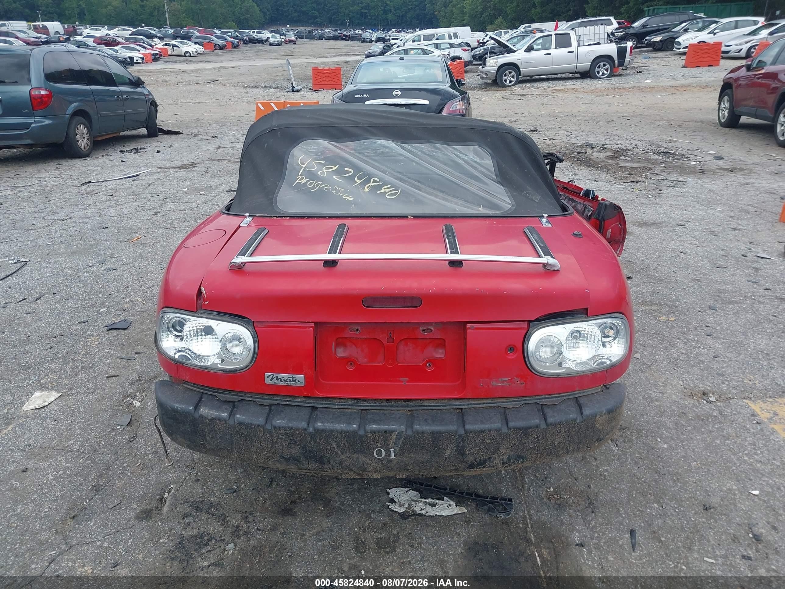 1991 Mazda Mx-5 Miata Red vin: JM1NA3516M0203910