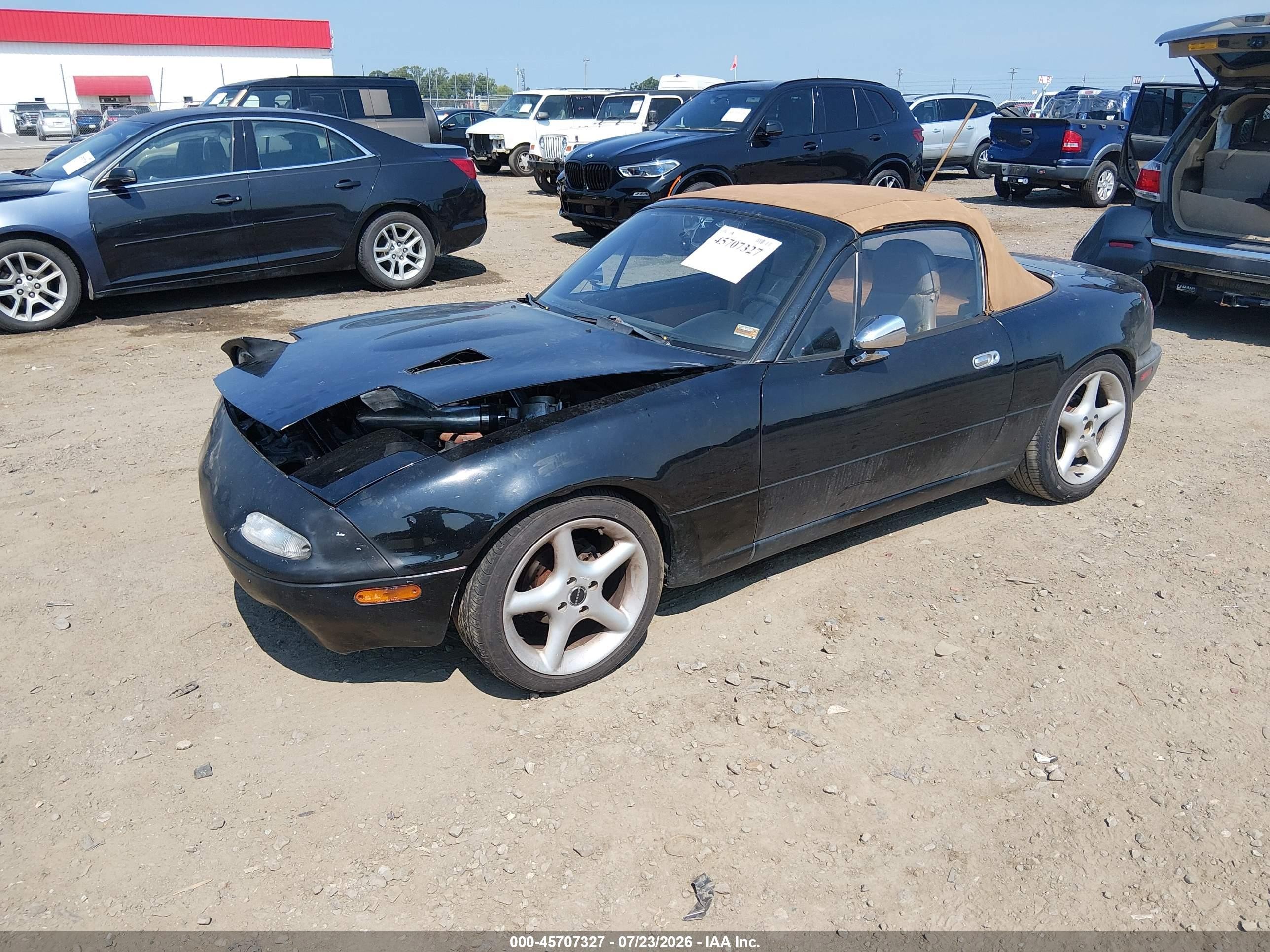 1992 Mazda Mx-5 Miata   Black vin: JM1NA3516N0327273