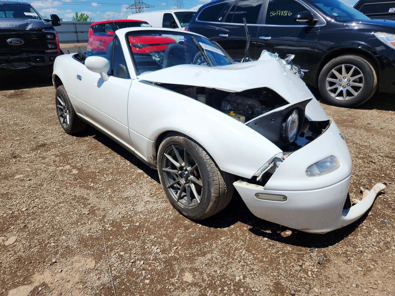 1993 Mazda Mx-5 Miata White vin: JM1NA3516P0408518