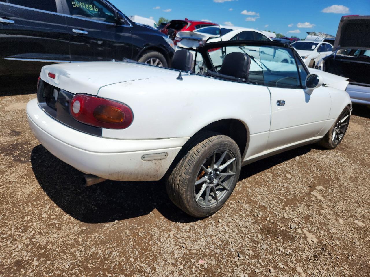 1993 Mazda Mx-5 Miata White vin: JM1NA3516P0408518