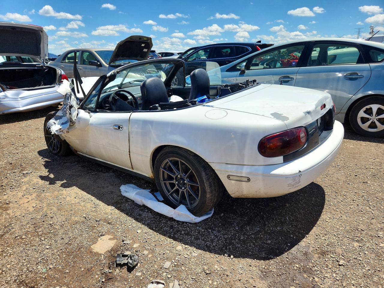 1993 Mazda Mx-5 Miata White vin: JM1NA3516P0408518
