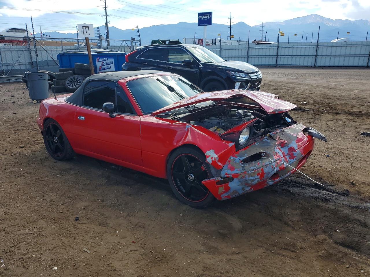 1990 Mazda Mx-5 Miata Red vin: JM1NA3517L0105564