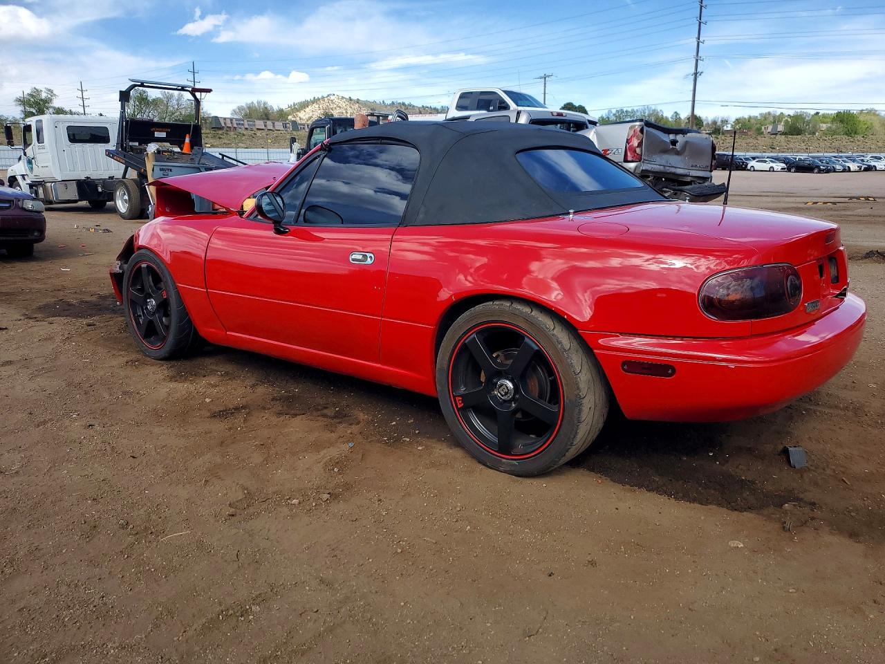1990 Mazda Mx-5 Miata Red vin: JM1NA3517L0105564