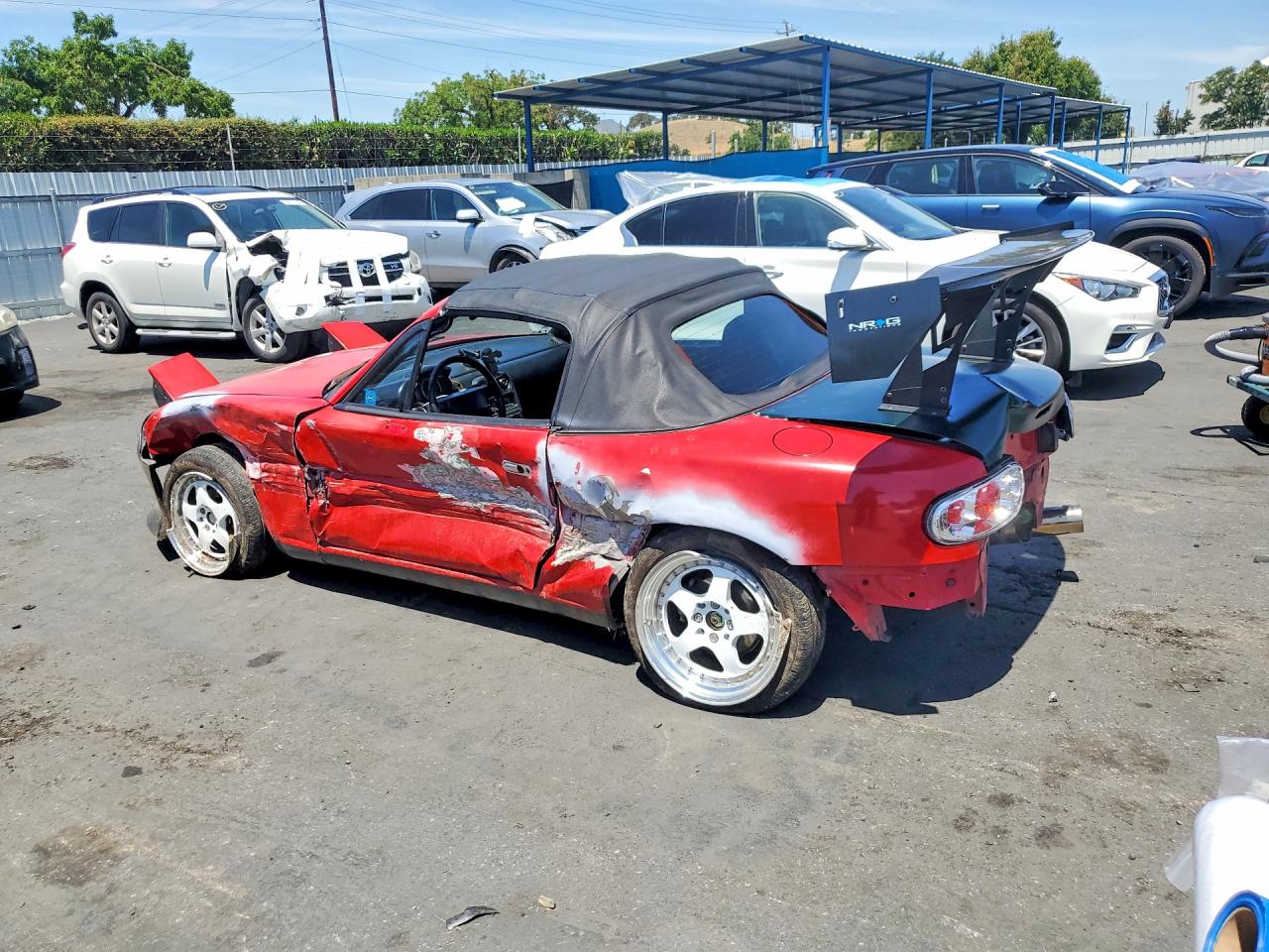 1990 Mazda Mx-5 Miata Red vin: JM1NA3517L0127953