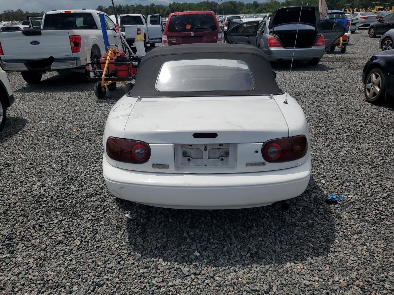 1991 Mazda Mx-5 Miata White vin: JM1NA3517M1215767