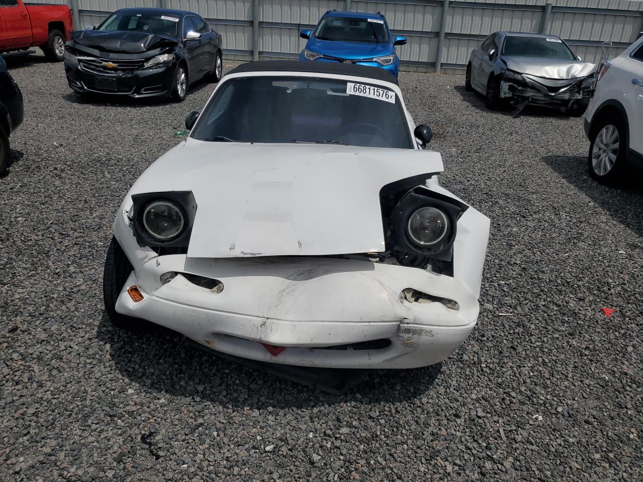 1991 Mazda Mx-5 Miata White vin: JM1NA3517M1215767
