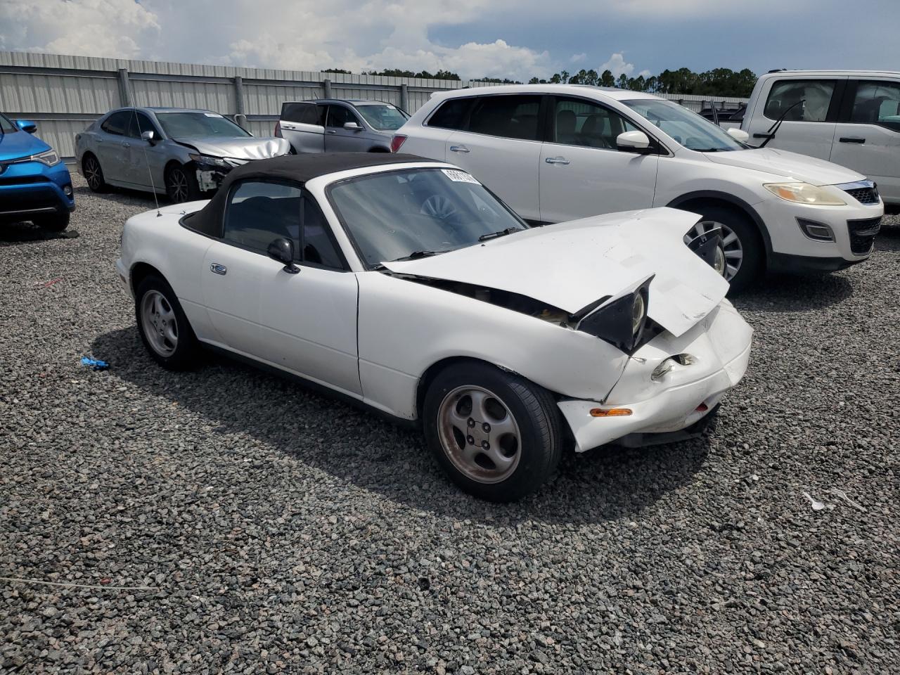 1991 Mazda Mx-5 Miata White vin: JM1NA3517M1215767