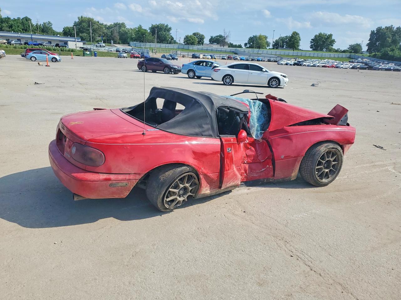 1991 Mazda Mx-5 Miata Red vin: JM1NA3517M1216157