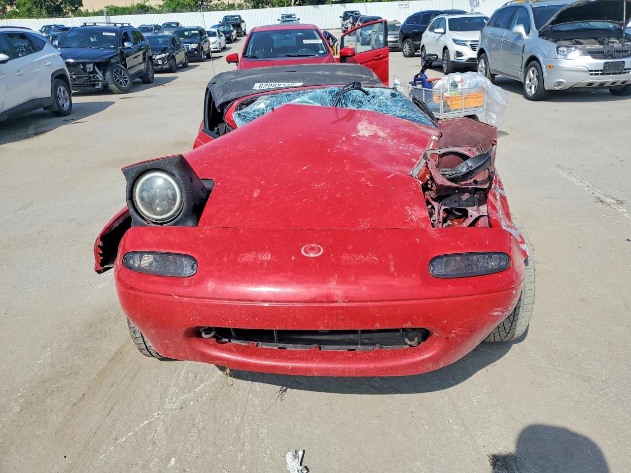 1991 Mazda Mx-5 Miata Red vin: JM1NA3517M1216157