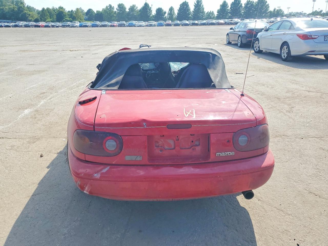 1991 Mazda Mx-5 Miata Red vin: JM1NA3517M1216157