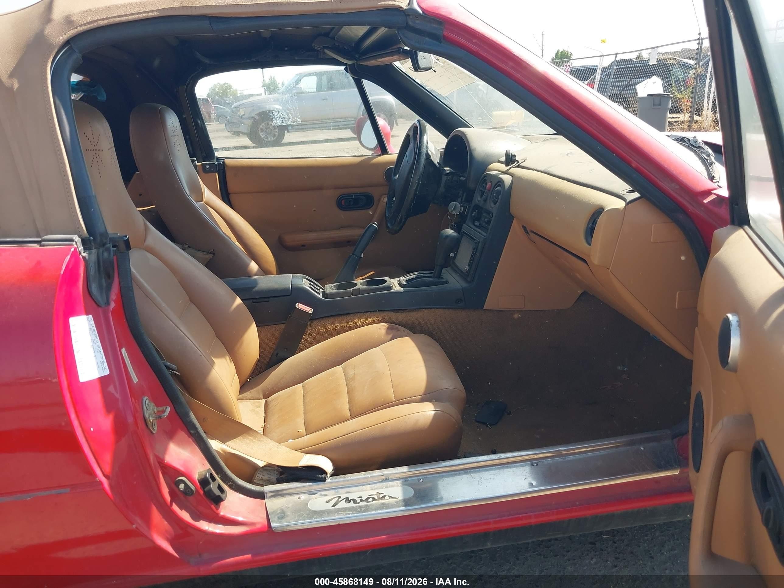 1993 Mazda Mx-5 Miata   Red vin: JM1NA3517P1421658