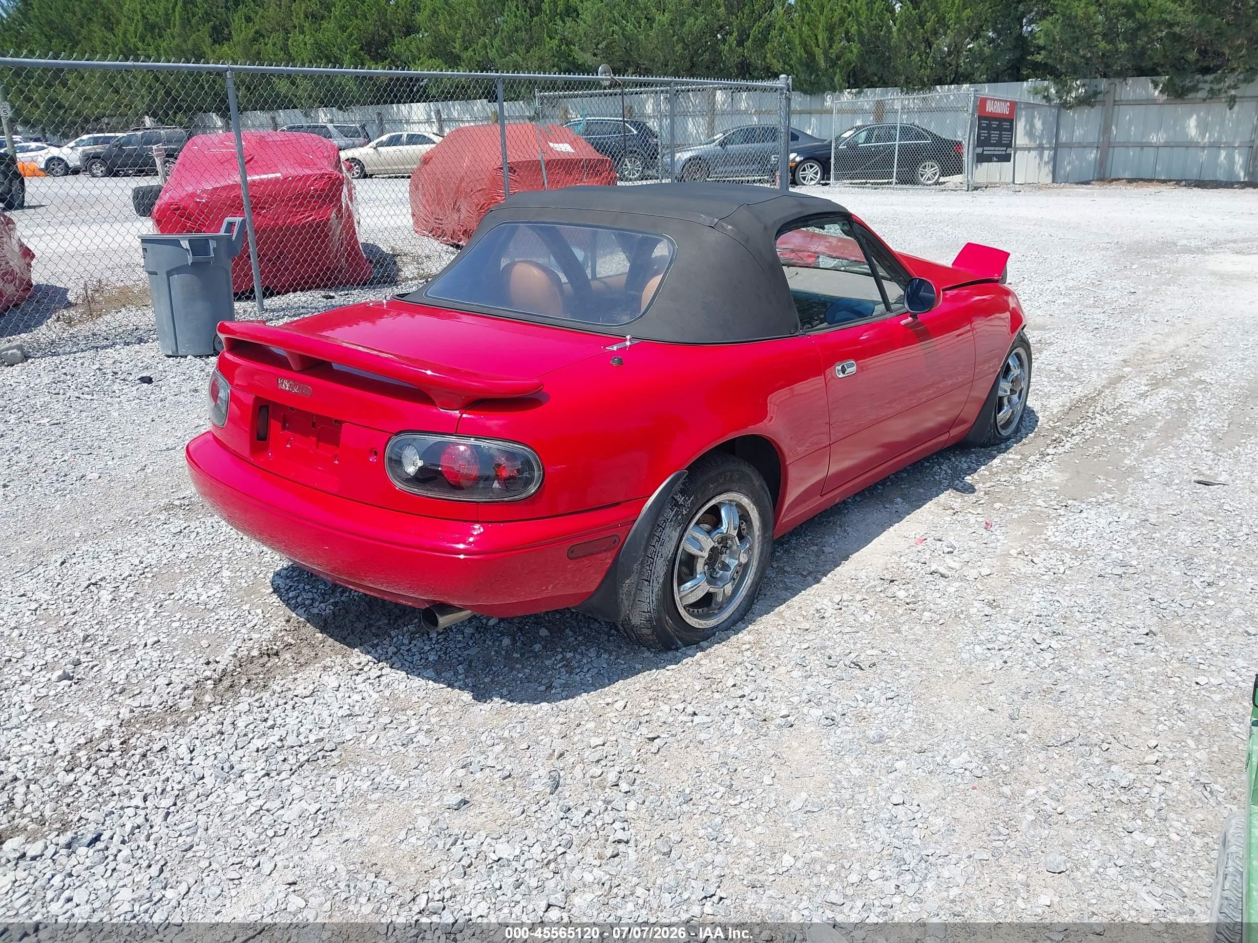1991 Mazda Mx-5 Miata   Red vin: JM1NA3518M1219097