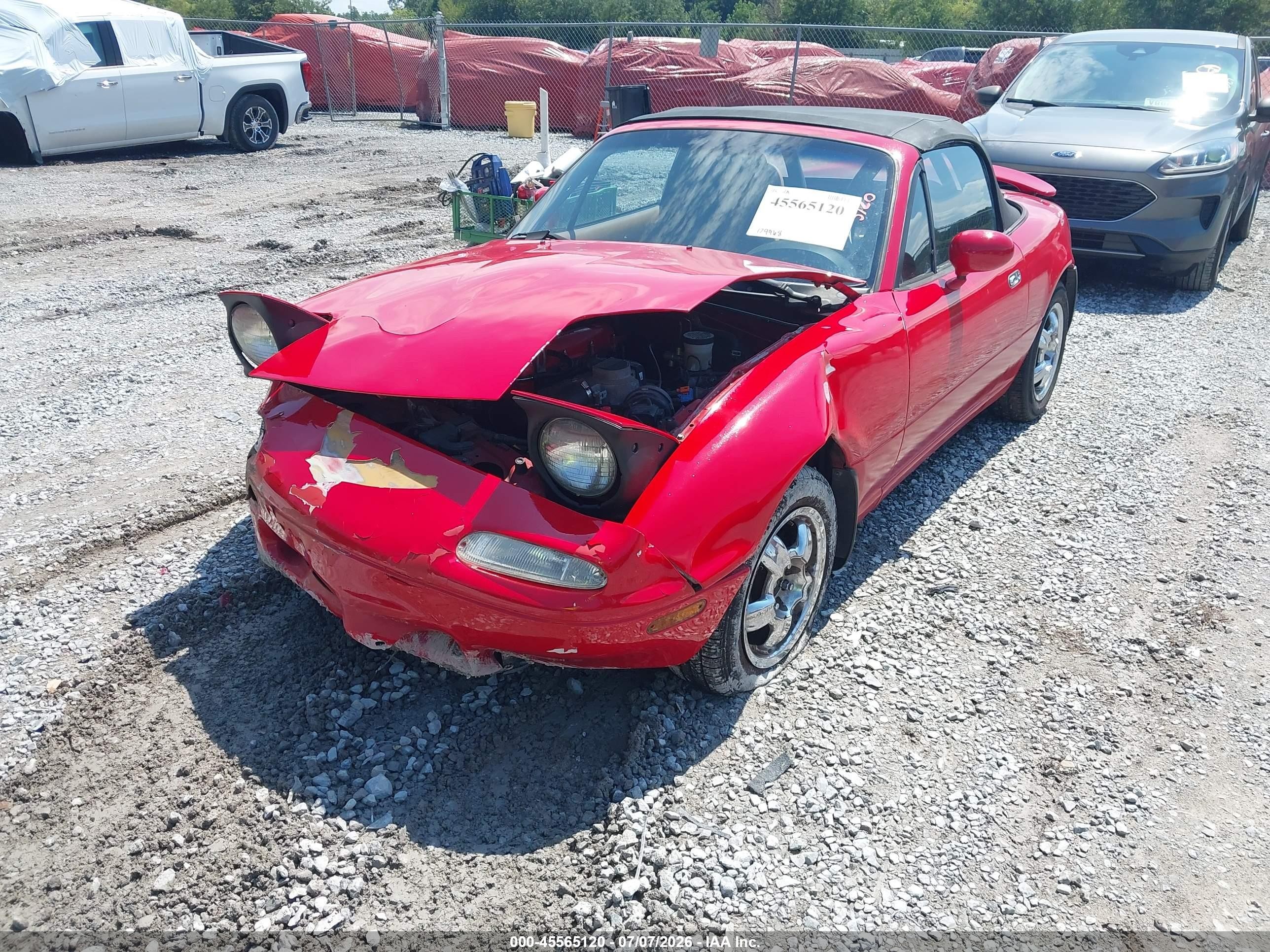 1991 Mazda Mx-5 Miata   Red vin: JM1NA3518M1219097