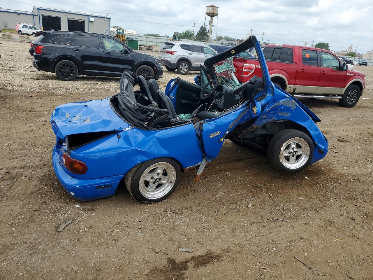 1993 Mazda Mx-5 Miata Blue vin: JM1NA3518P1410670