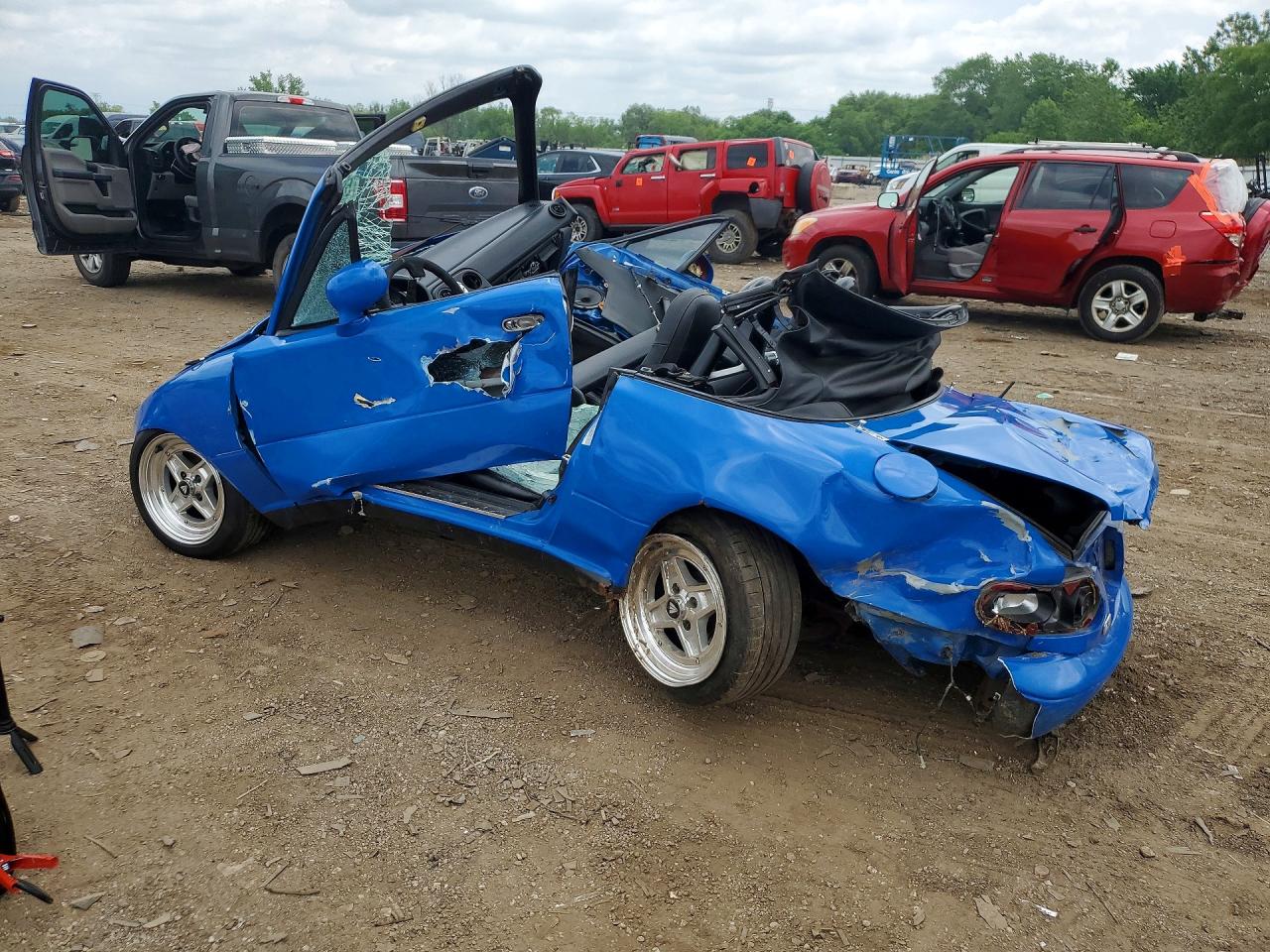 1993 Mazda Mx-5 Miata Blue vin: JM1NA3518P1410670