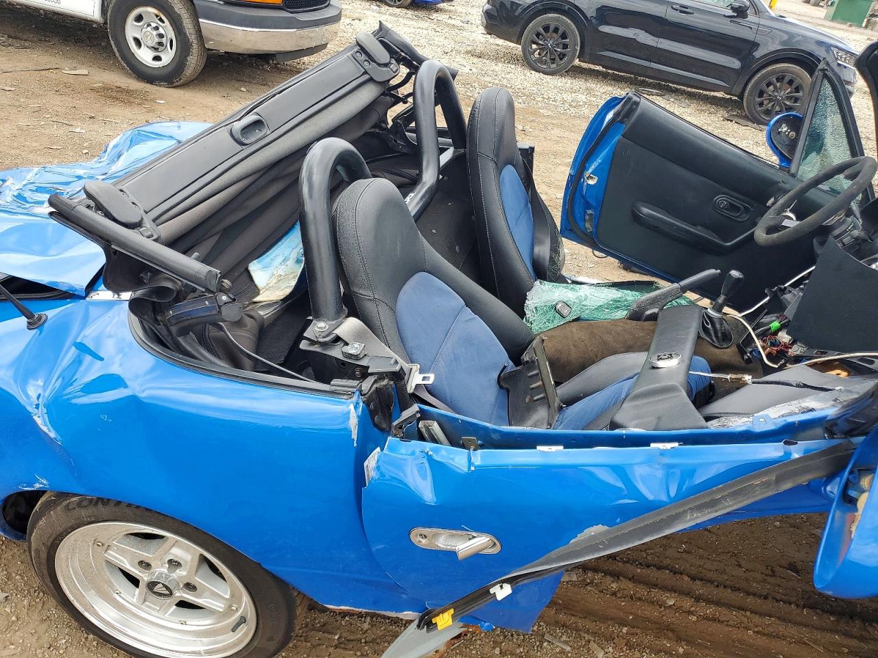 1993 Mazda Mx-5 Miata Blue vin: JM1NA3518P1410670