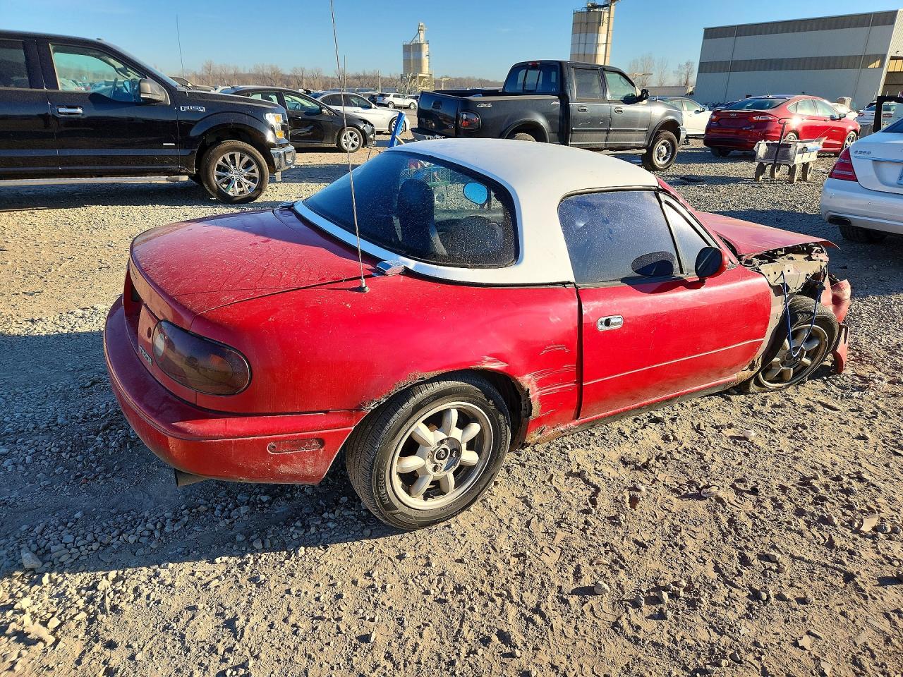 1991 Mazda Mx-5 Miata Red vin: JM1NA3519M1219853