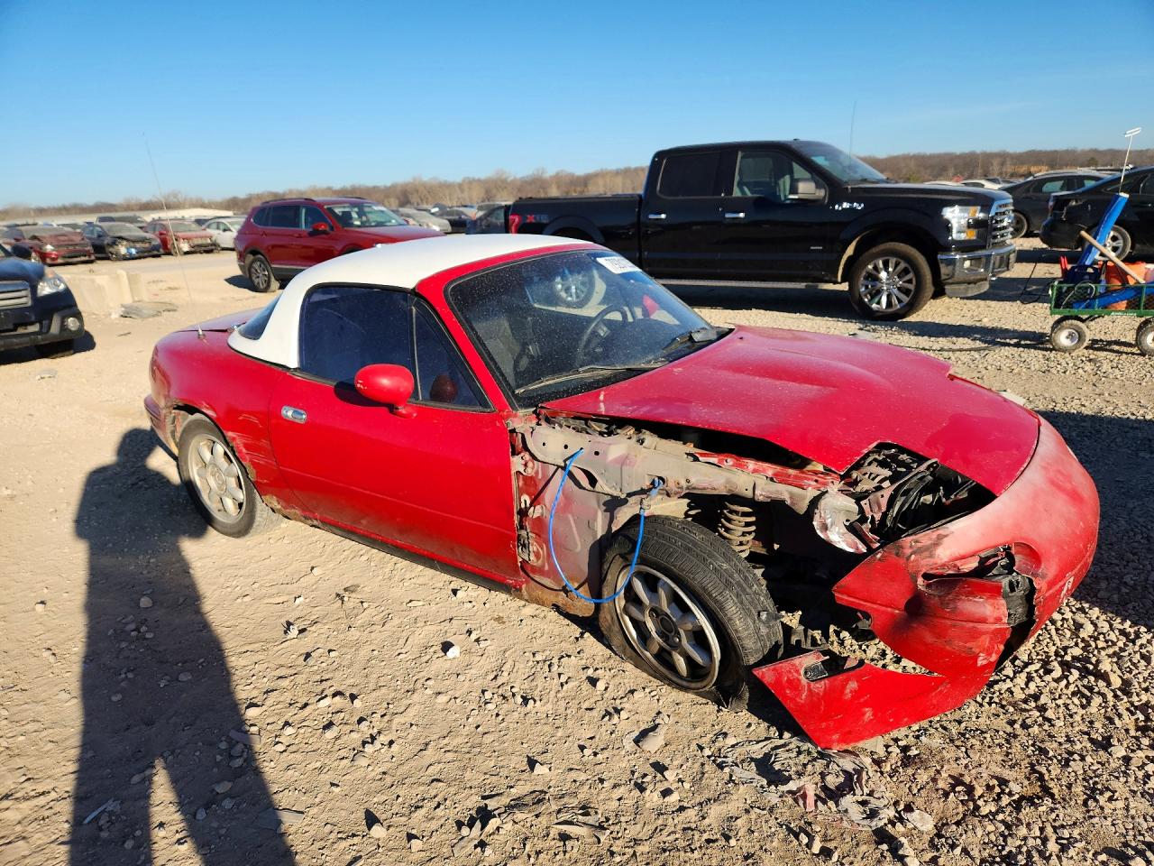 1991 Mazda Mx-5 Miata Red vin: JM1NA3519M1219853