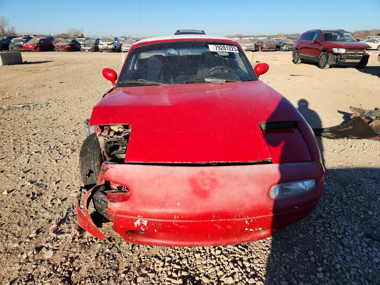 1991 Mazda Mx-5 Miata Red vin: JM1NA3519M1219853